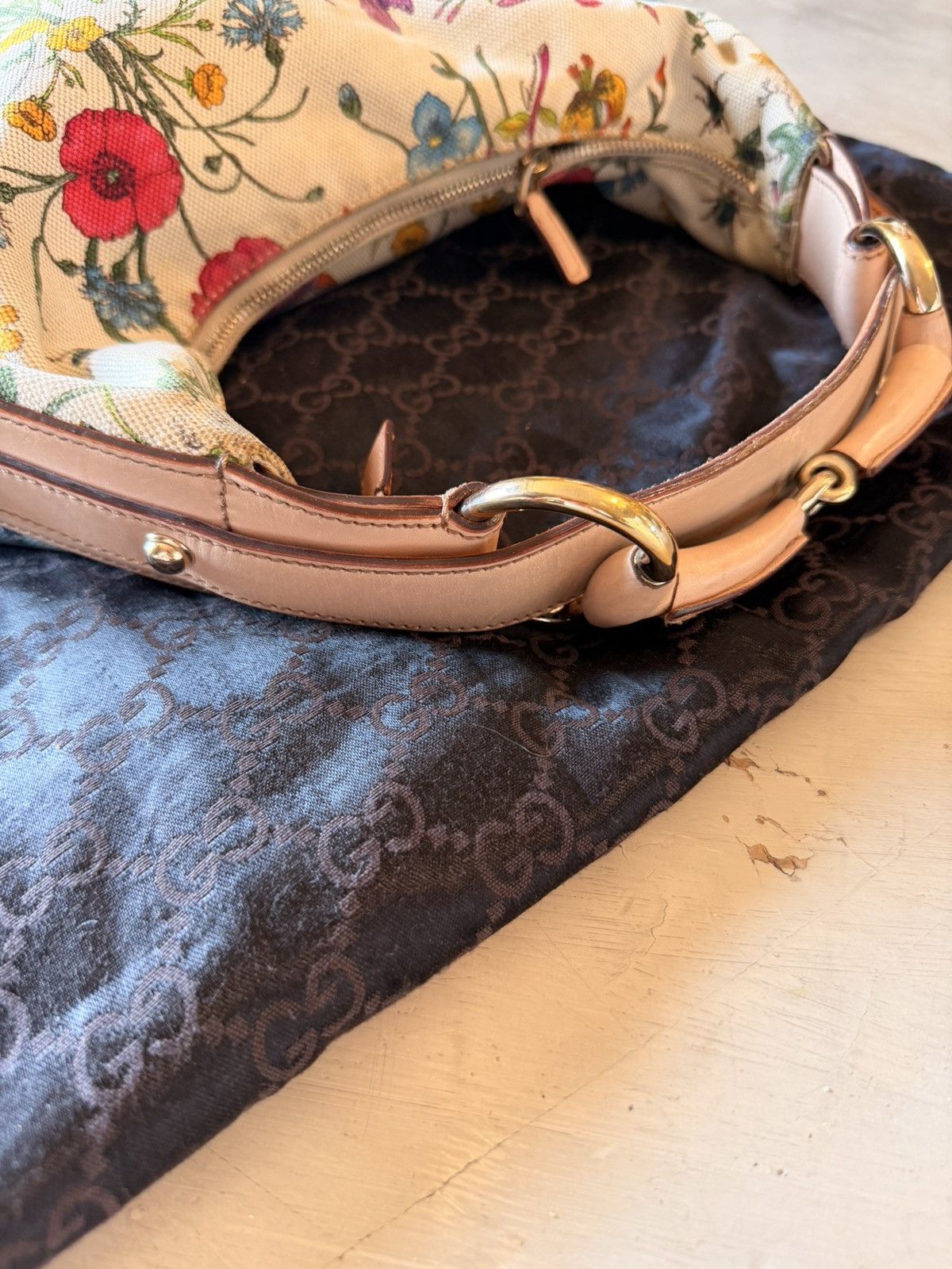 Gucci Authentic Gucci Flora Pelham Hobo Bag Size ONE SIZE - 10 Thumbnail