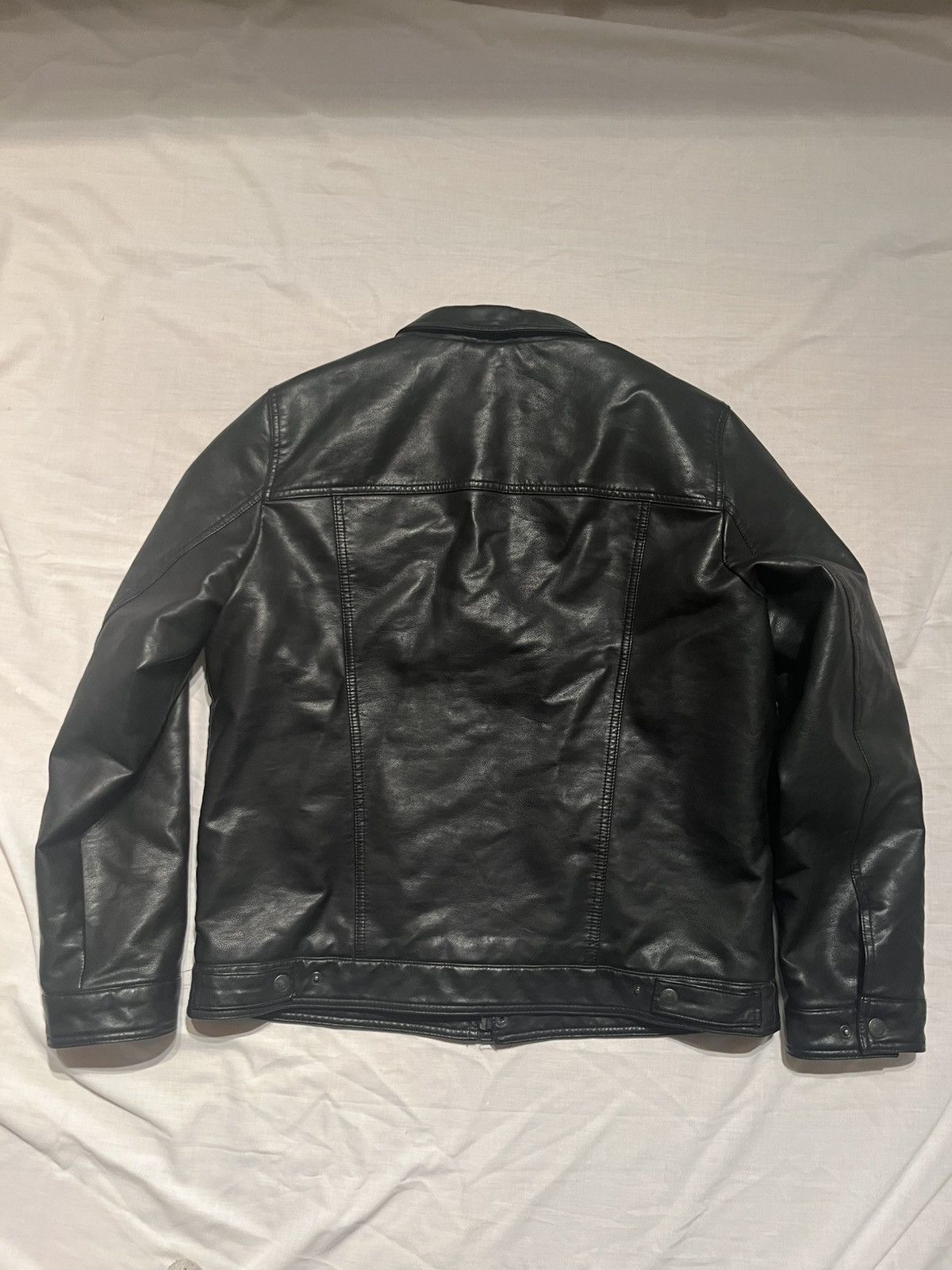 Levi's Faux leather levis jacket Size US L / EU 52-54 / 3 - 2 Thumbnail