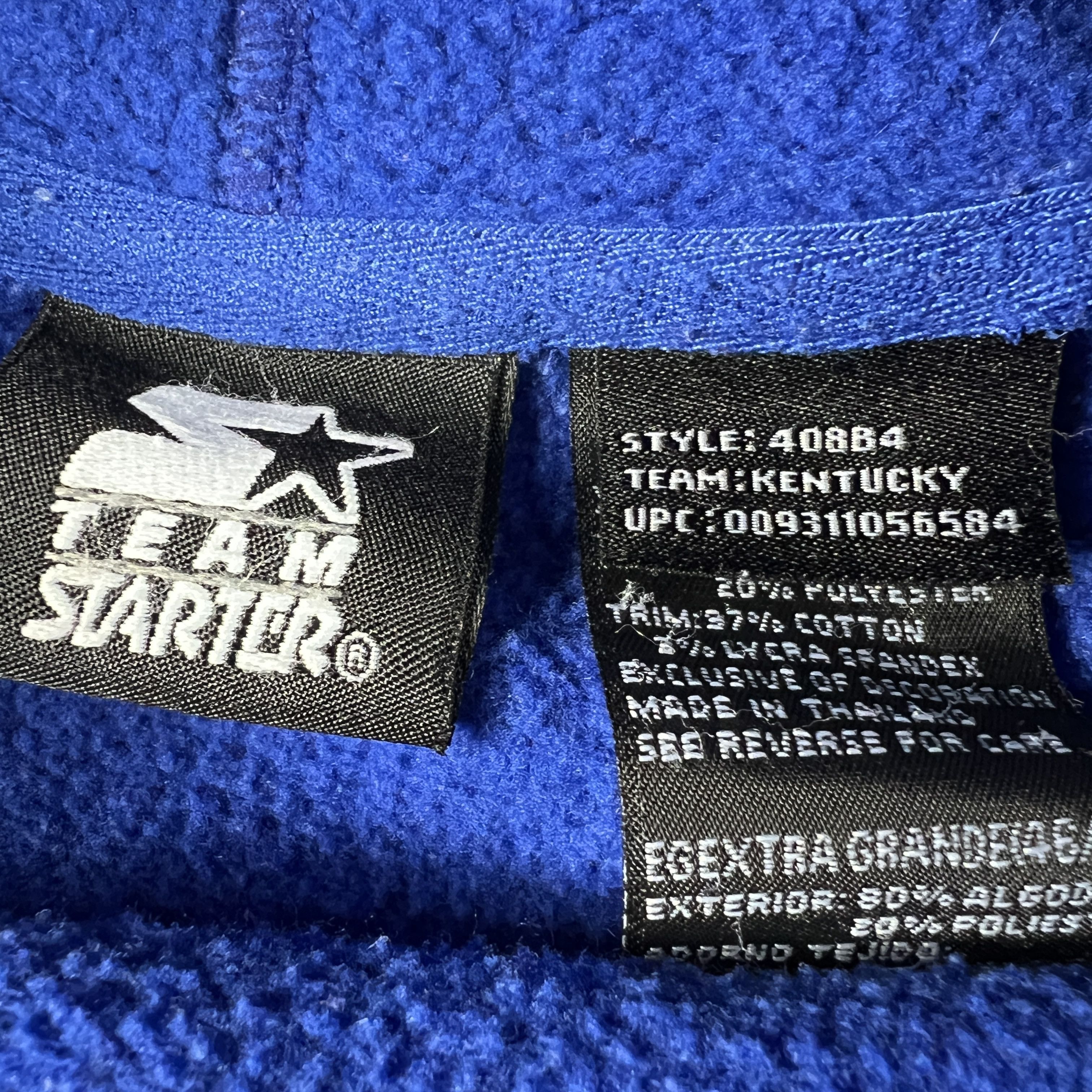 Starter VTG Starter Kentucky Wildcats Sweatshirt Blue Faded Hoodie Size US L / EU 52-54 / 3 - 9 Thumbnail