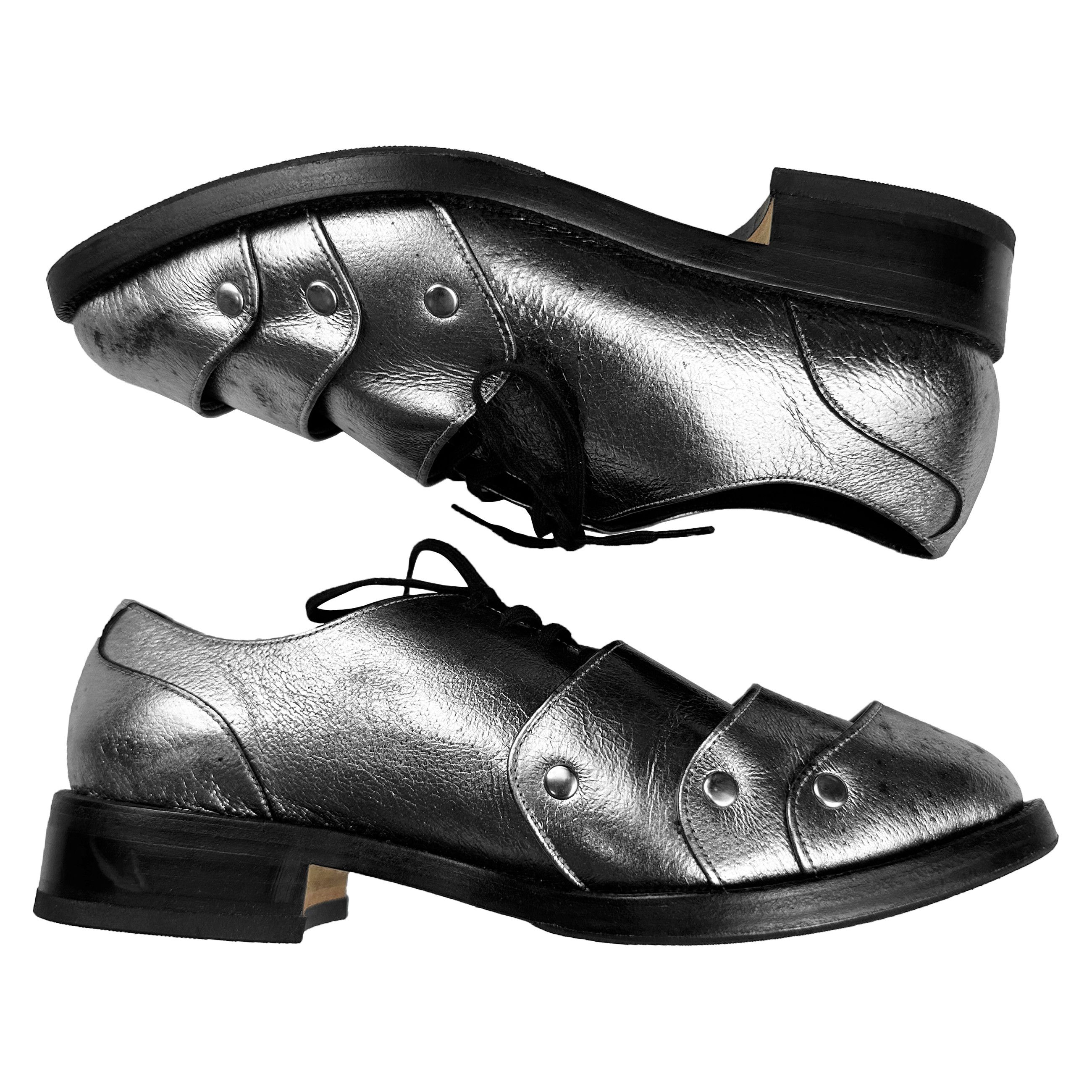 Comme des Garcons Homme Plus AW16 Knight Armor Shoes Size US 8 / EU 41 - 3 Thumbnail