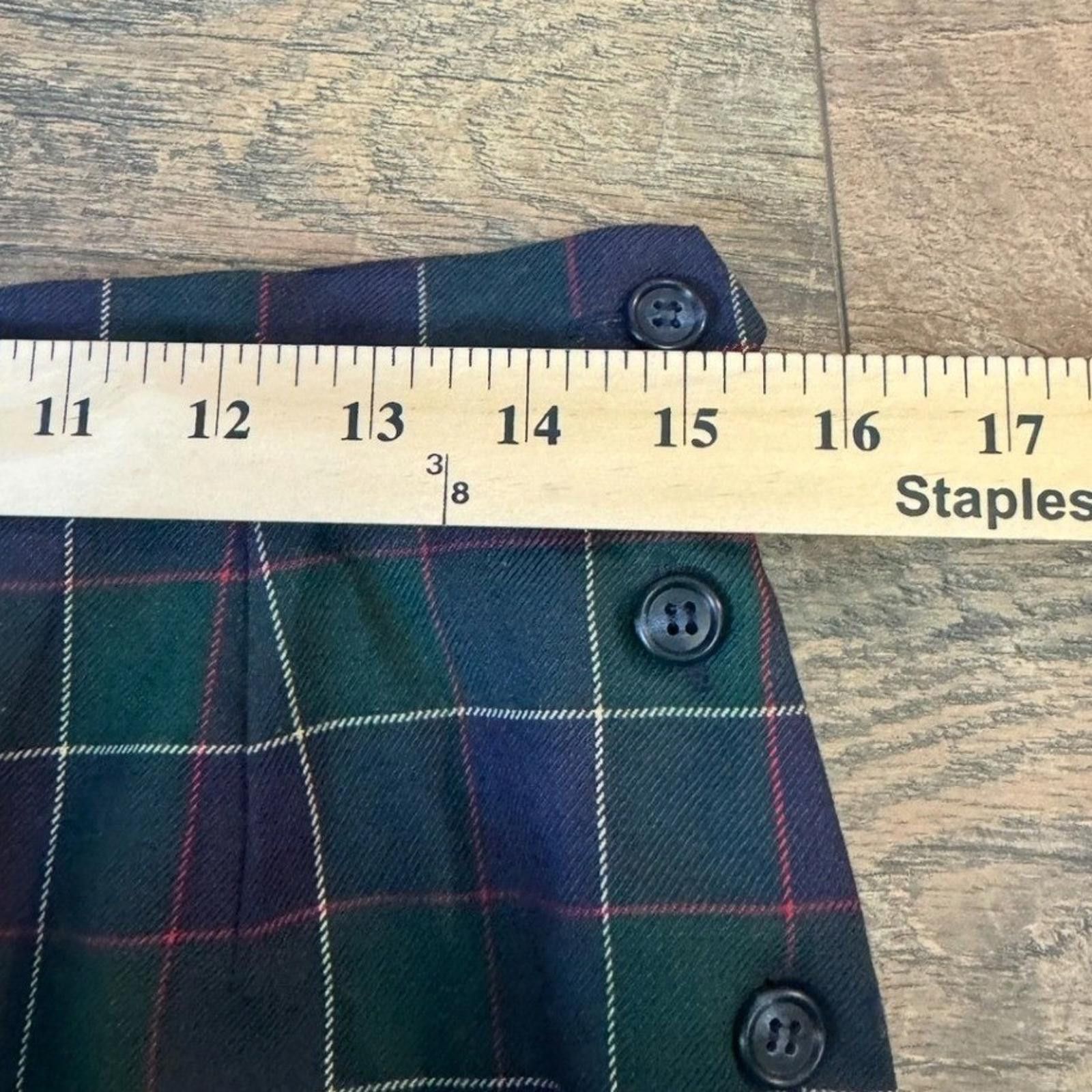 Other Vintage Talbots Womens Plaid Wool Skirt Size 14 Size 36" / US 14 / IT 50 - 8 Thumbnail