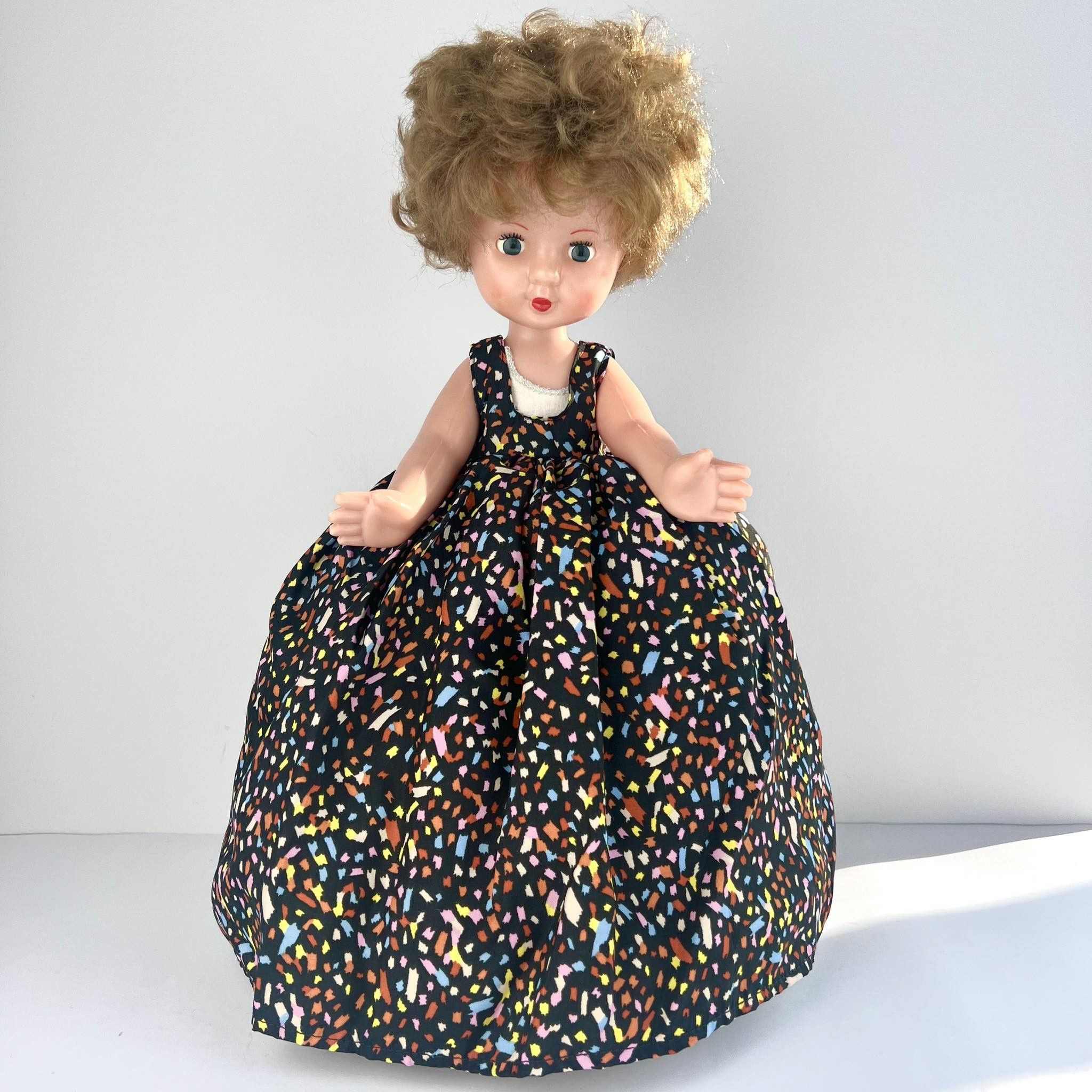 Vintage Large Vintage Cloth Doll Samovar Kettle Tea Pot Cover tag Size ONE SIZE - 1 Thumbnail