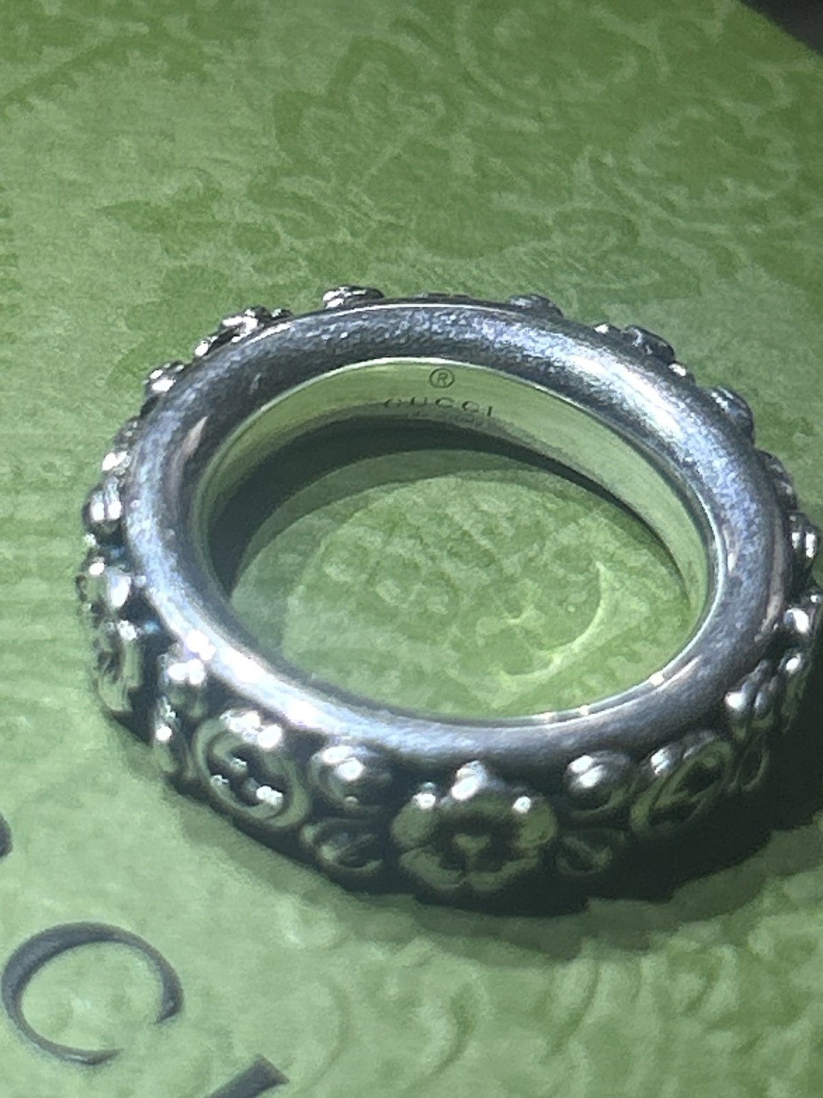 Gucci Gucci Interlocking G Flower Ring Ag925 Size ONE SIZE - 6 Thumbnail