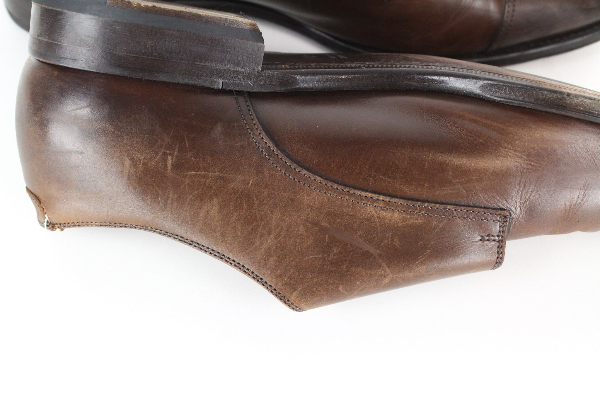 Suitsupply EU42.5 Mid Brown Leather Double Monk Shoes 73290 Size US 9.5 / EU 42-43 - 13 Thumbnail