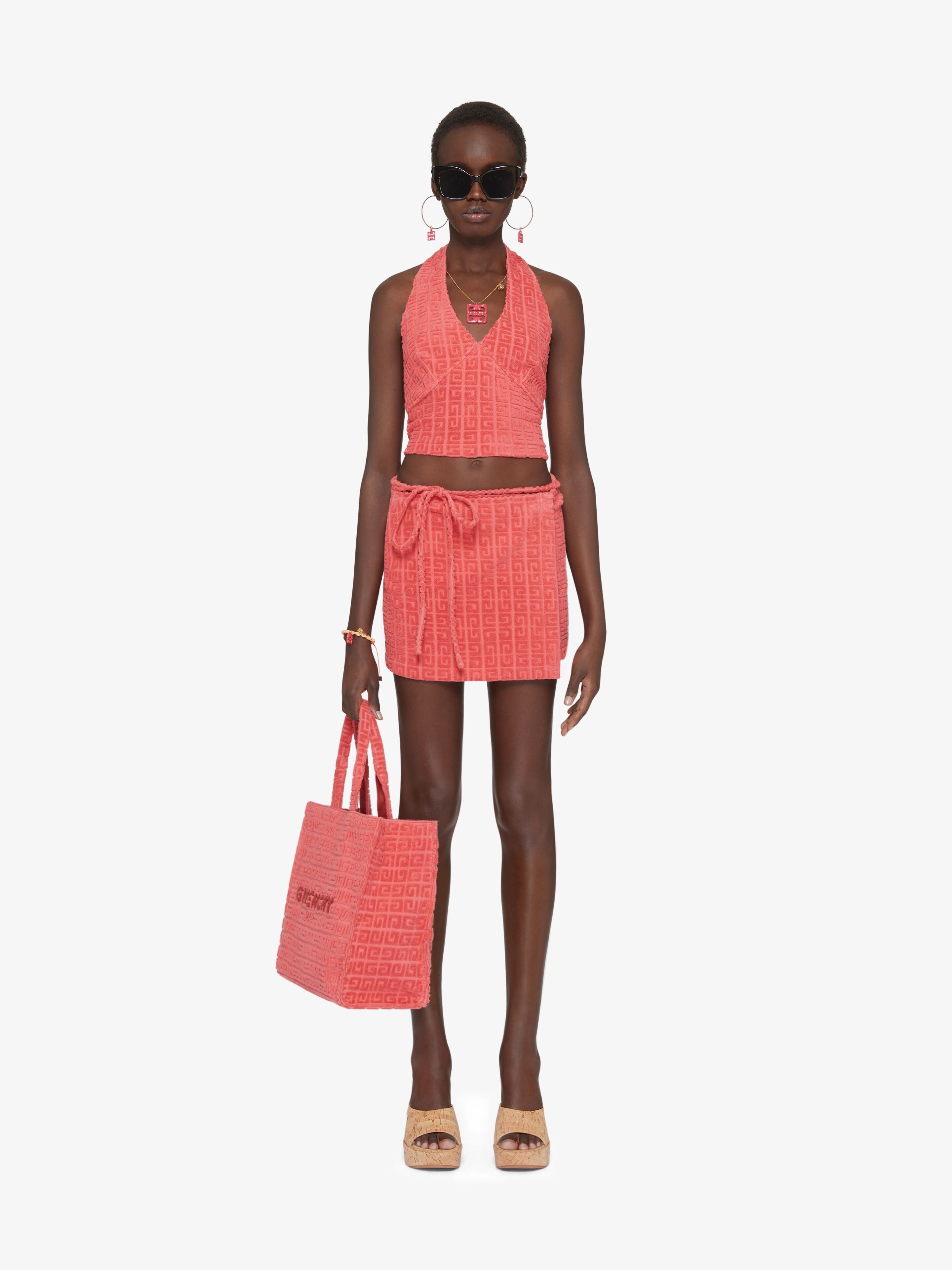 Givenchy o1w1db10825 Halter Neck Cropped Top in Pink Size XXS / US 00 / IT 34 - 2 Thumbnail