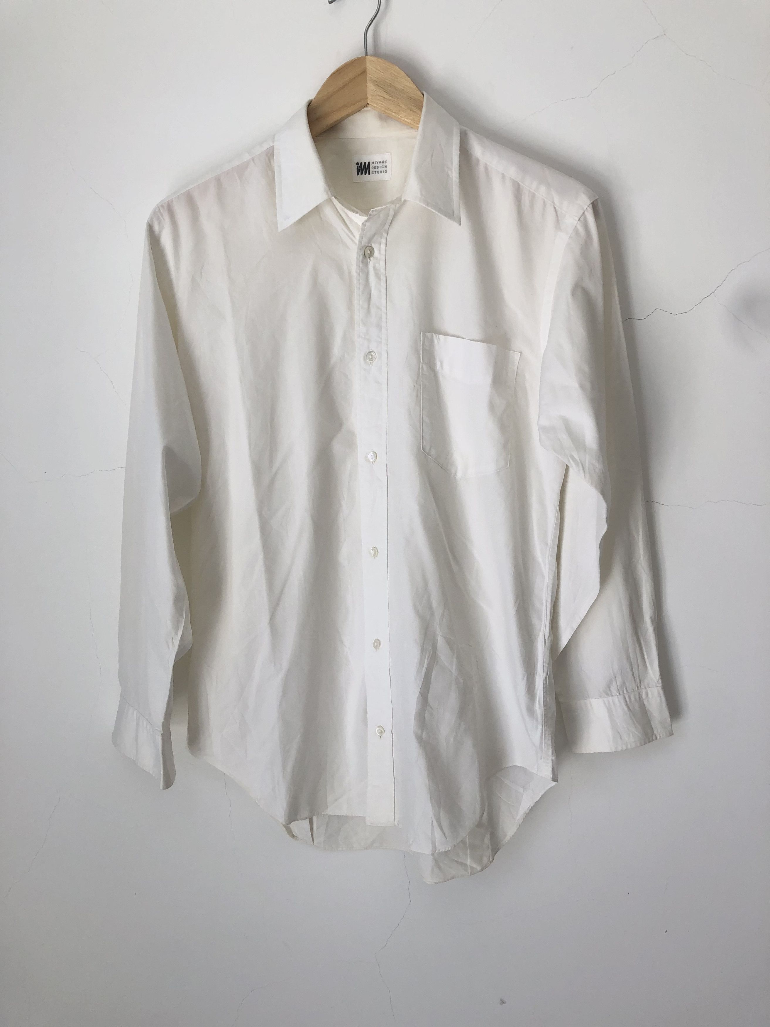 Issey Miyake offwhite shirt Size US M / EU 48-50 / 2 - 1 Thumbnail