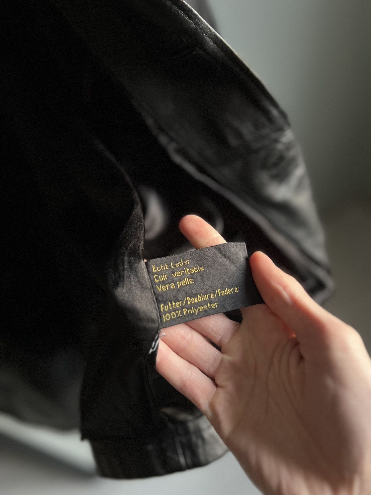 Vera Pelle × Vintage Vintage Vera Pelle 90's Real Leather Aviator Jacket Size US L / EU 52-54 / 3 - 15 Thumbnail