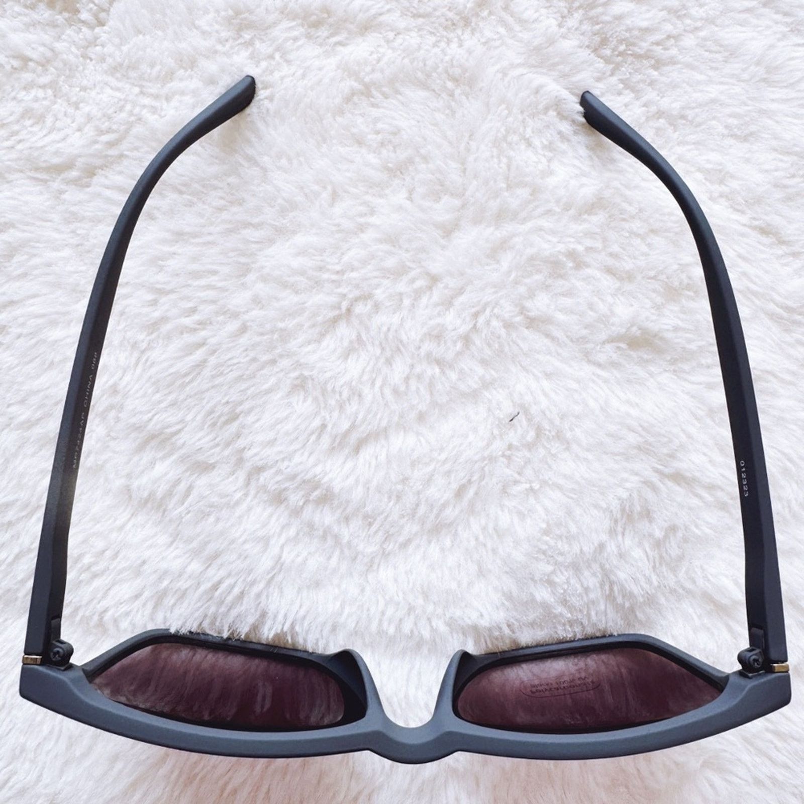 Other Ora Charcoal Angular Frame Sunglasses Size ONE SIZE - 6 Thumbnail