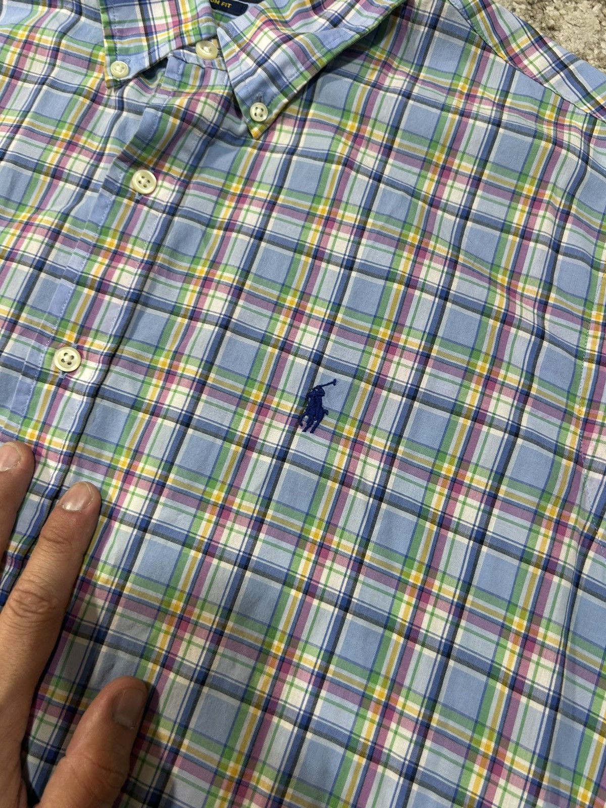 Ralph Lauren Ralph Lauren Multi-Color Plaid Short Sleeve Shirt Size US XL / EU 56 / 4 - 3 Thumbnail