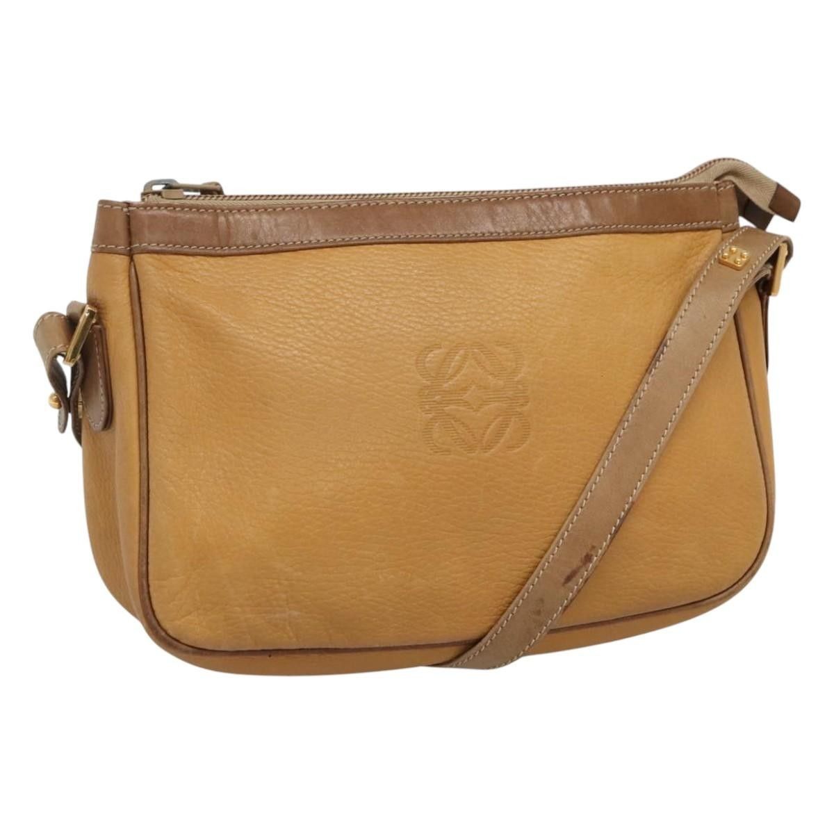 Loewe Loewe Anagram Shoulder Bag Leather Size ONE SIZE - 1 Thumbnail