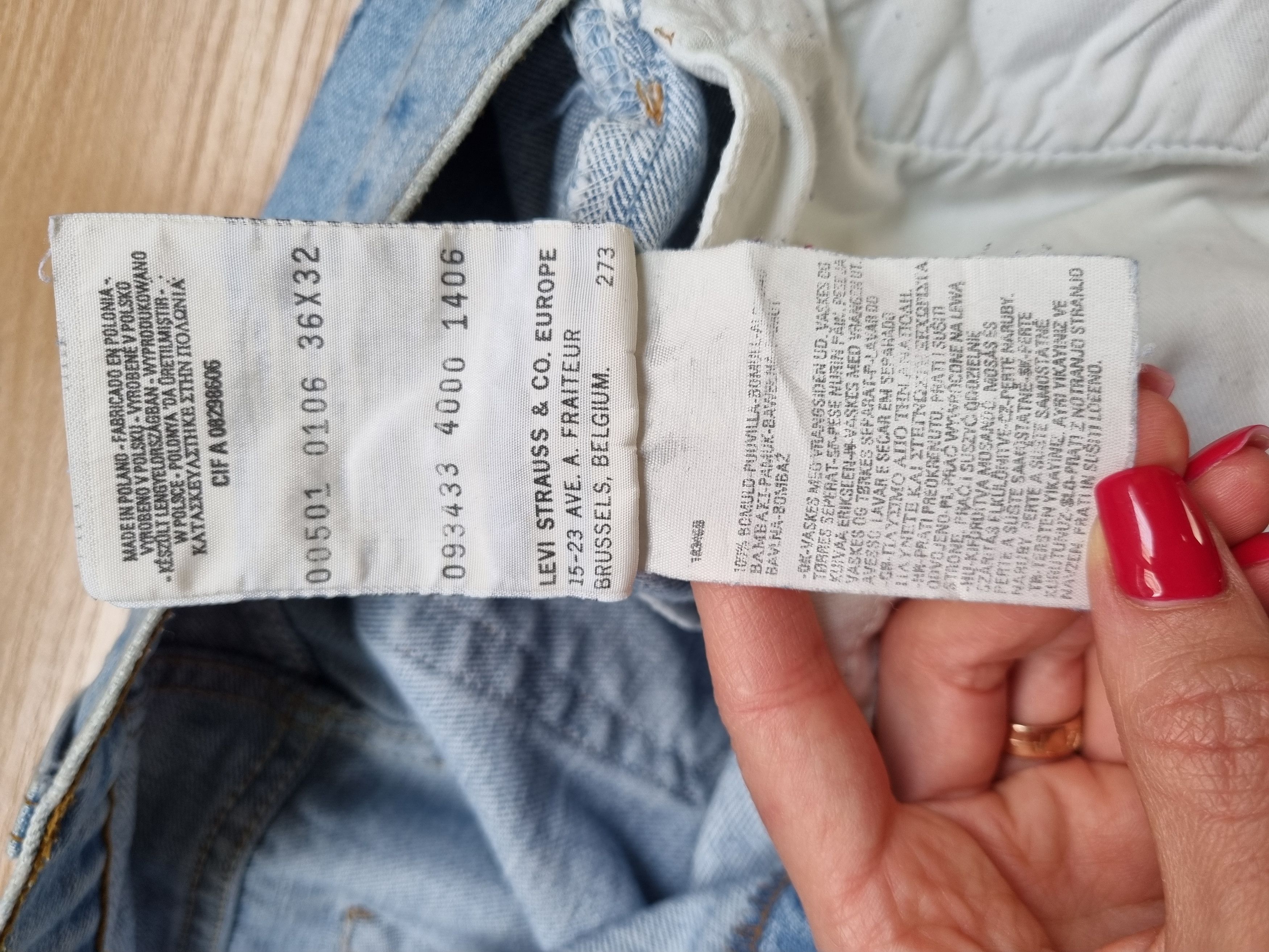Levi's × Levi's Vintage Clothing × Vintage Levis 501 Magic Blue Vintage Denim Jeans Size US 36 / EU 52 - 12 Thumbnail