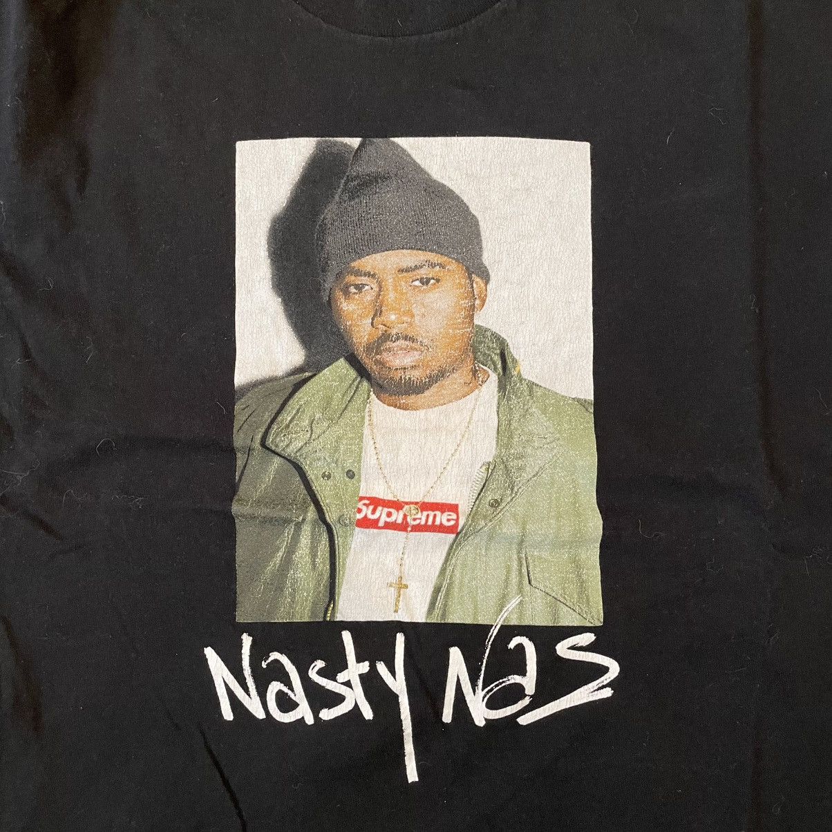 Supreme Supreme Nas Photo Tee Black Size US M / EU 48-50 / 2 - 2 Thumbnail