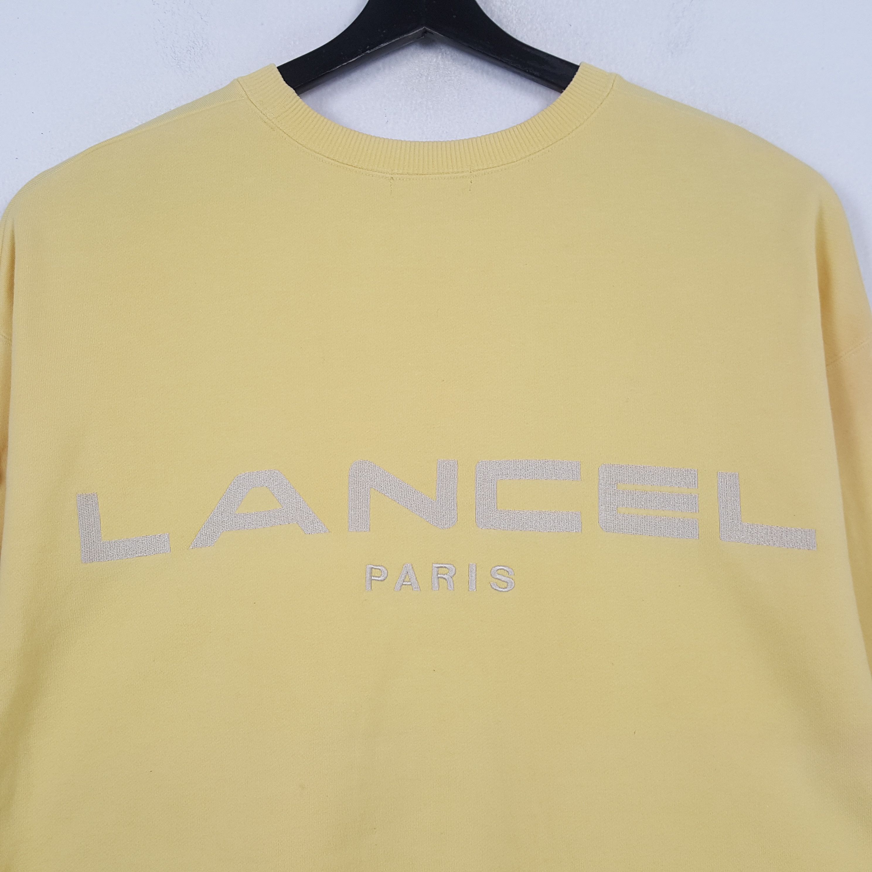 LANCEL PARIS Spellout Design Sweatshirt C293N2 Menswear
