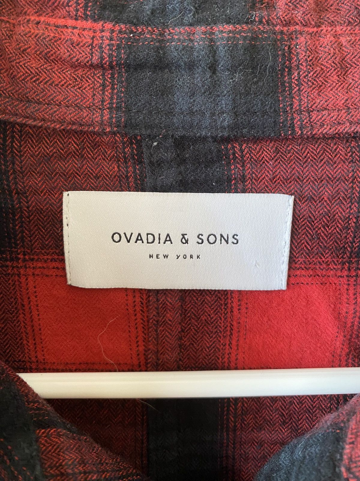 Ovadia & Sons Ovadia & Sons Red/Black Flannel Size US L / EU 52-54 / 3 - 3 Thumbnail