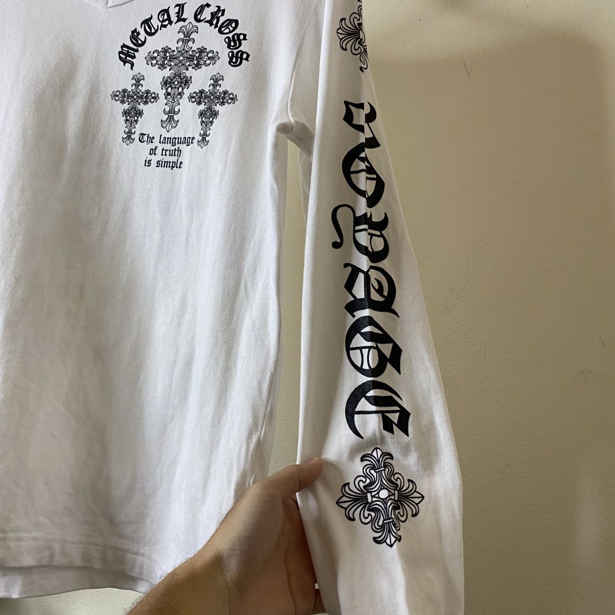 If Six Was Nine MetalCross Chrome Hearts Style Cyber Gothic Punk Grunge LGB Size US S / EU 44-46 / 1 - 7 Thumbnail