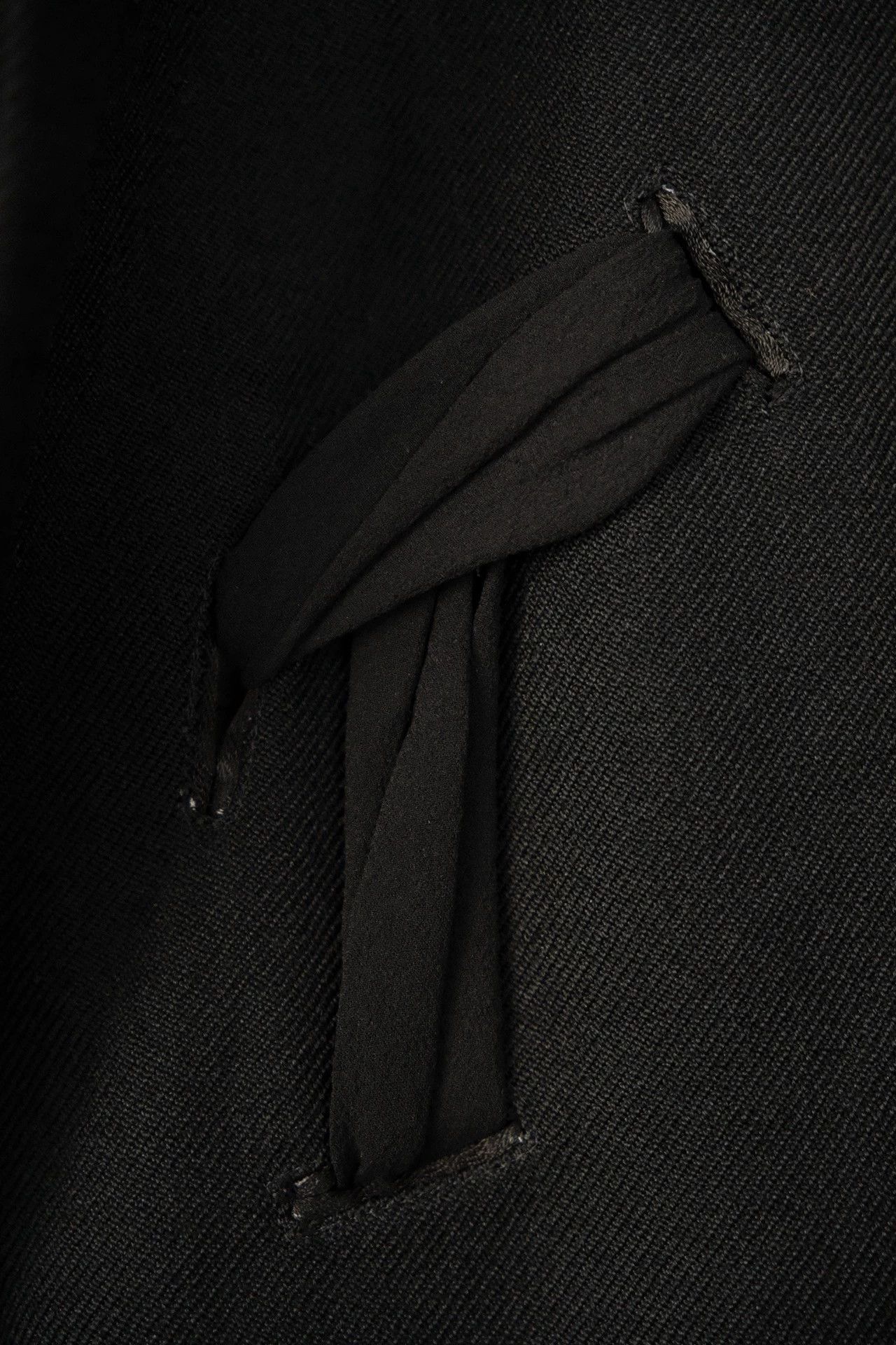 Yohji Yamamoto Yohji Yamamoto 06AW Archive Baroque Silk Bow Tie Blazer Size US M / EU 48-50 / 2 - 8 Thumbnail