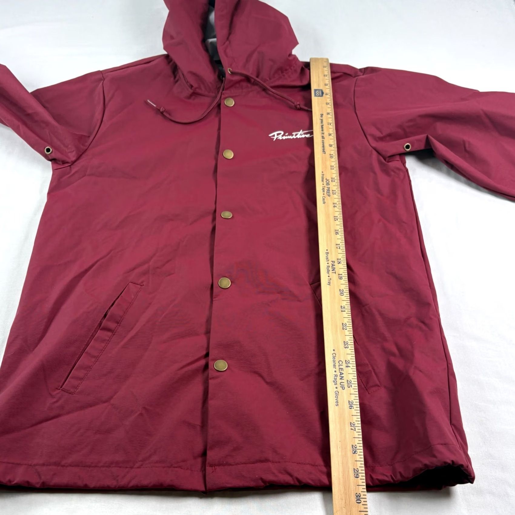 Primitive Primitive Skateboarding Jacket Mens L Rain Snap Up Water Resistant Windbreaker Size US L / EU 52-54 / 3 - 5 Thumbnail