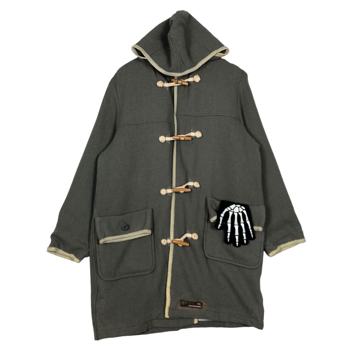 Japanese Brand 🔥90’s Vintage Diesel Wool Duffle Work Long Jacket Size US M / EU 48-50 / 2 - 2 Thumbnail