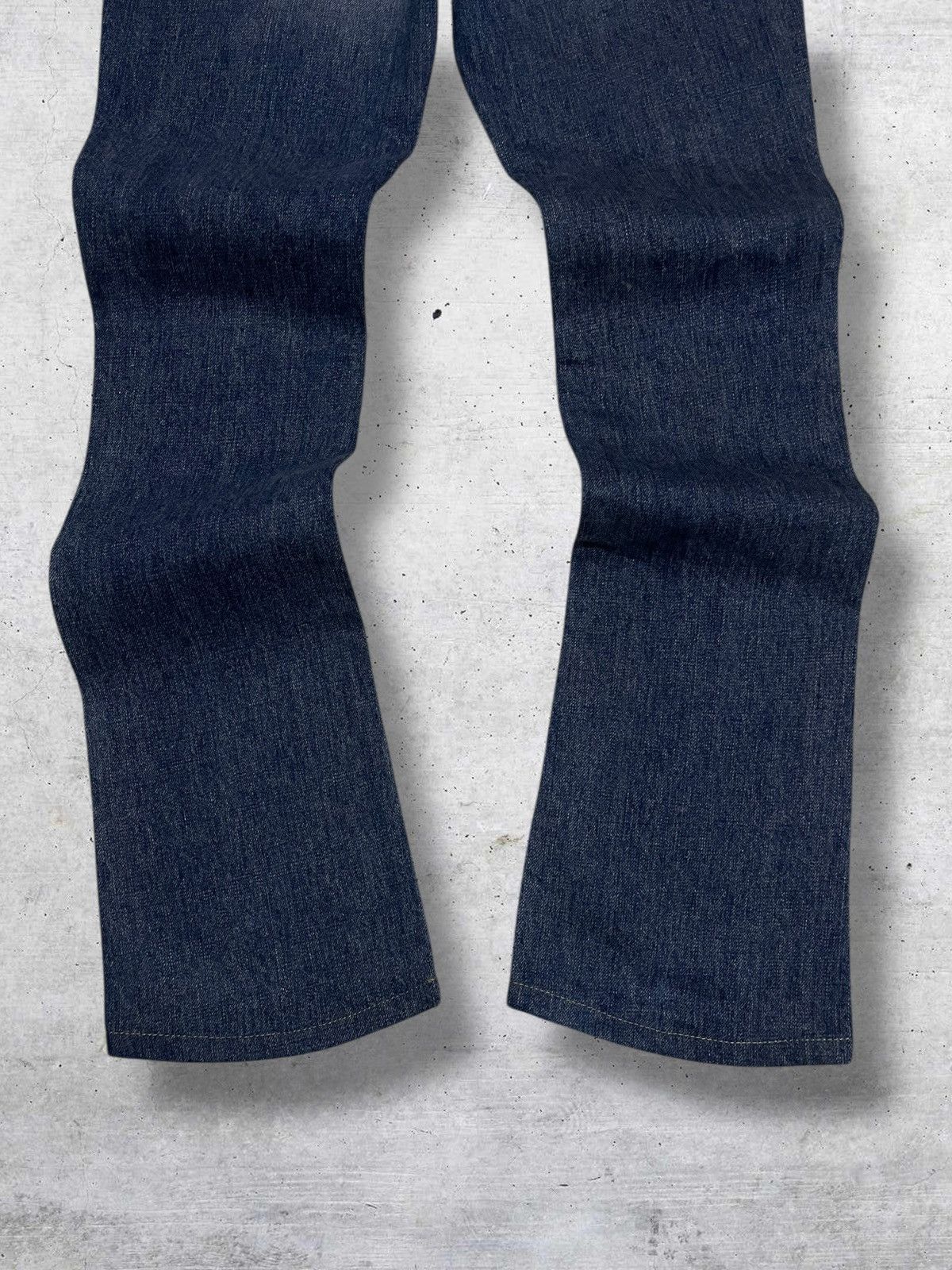 Tornado Mart VINTAGE MOUSSY JAPAN DESIGNER 90S FLARED RIPPED OG DENIM Size US 27 - 10 Thumbnail