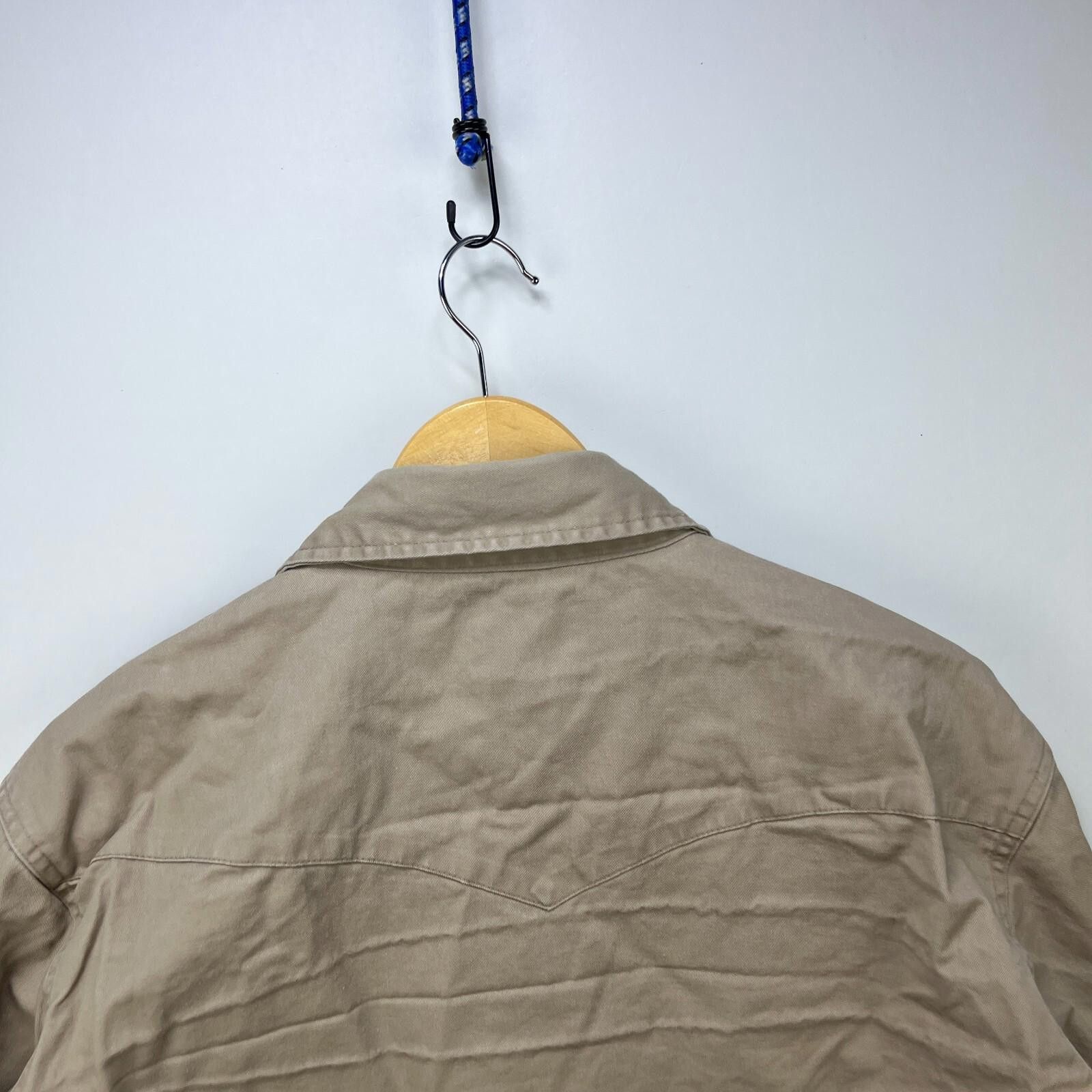 Wrangler Vintage 90s Wrangler Snap Button-Up Long Sleeve Shirt XL Size US XL / EU 56 / 4 - 12 Thumbnail