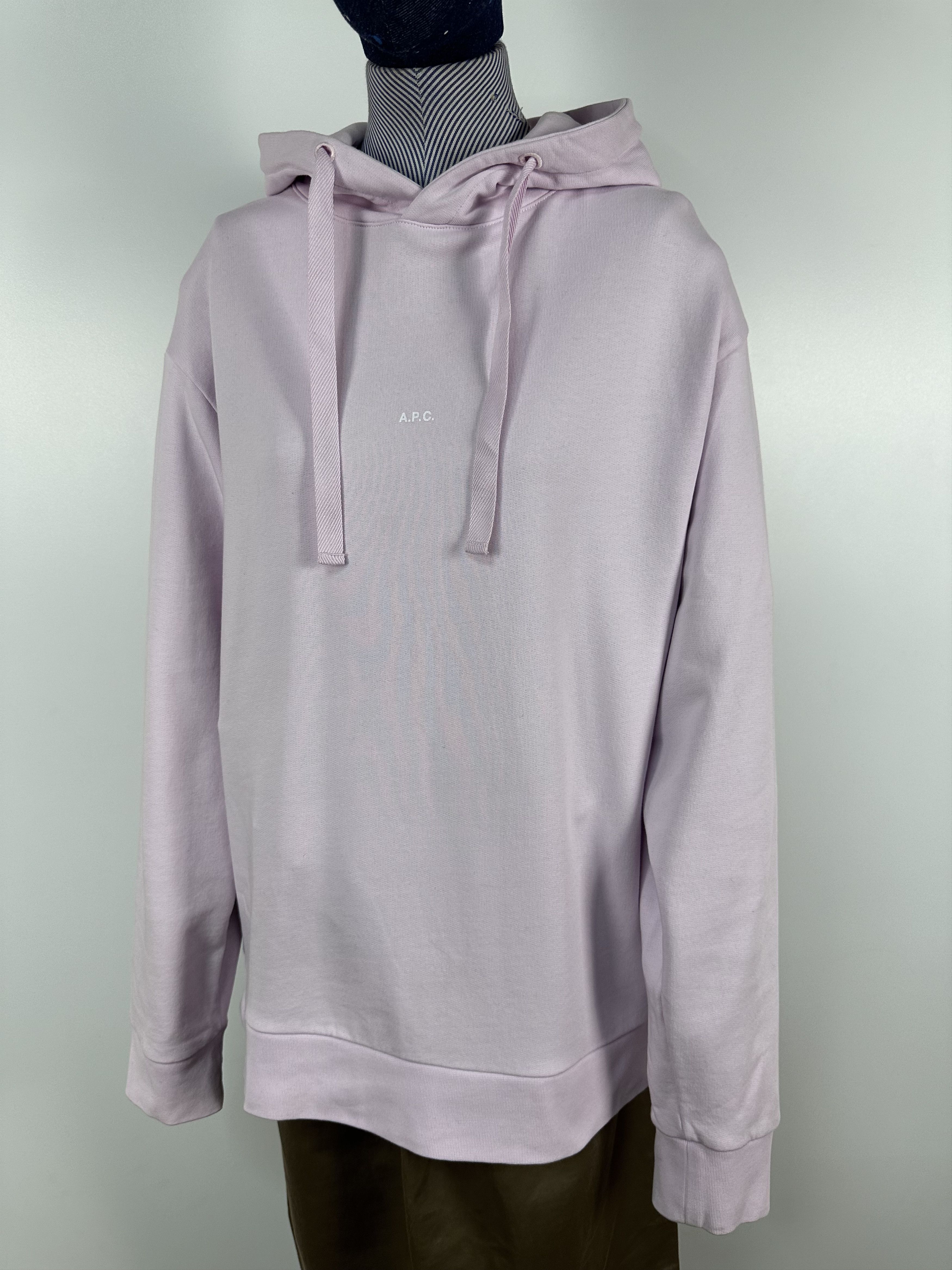 A.P.C. × Grailed A.P.C. Hoodie Pink Logo Womens Size M Size M / US 6-8 / IT 42-44 - 1 Thumbnail