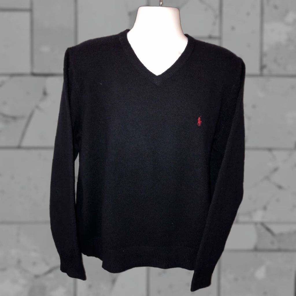 Polo Ralph Lauren Polo Ralph Lauren Sweater V-Neck Mens XL Lambswool Size US XL / EU 56 / 4 - 1 Thumbnail