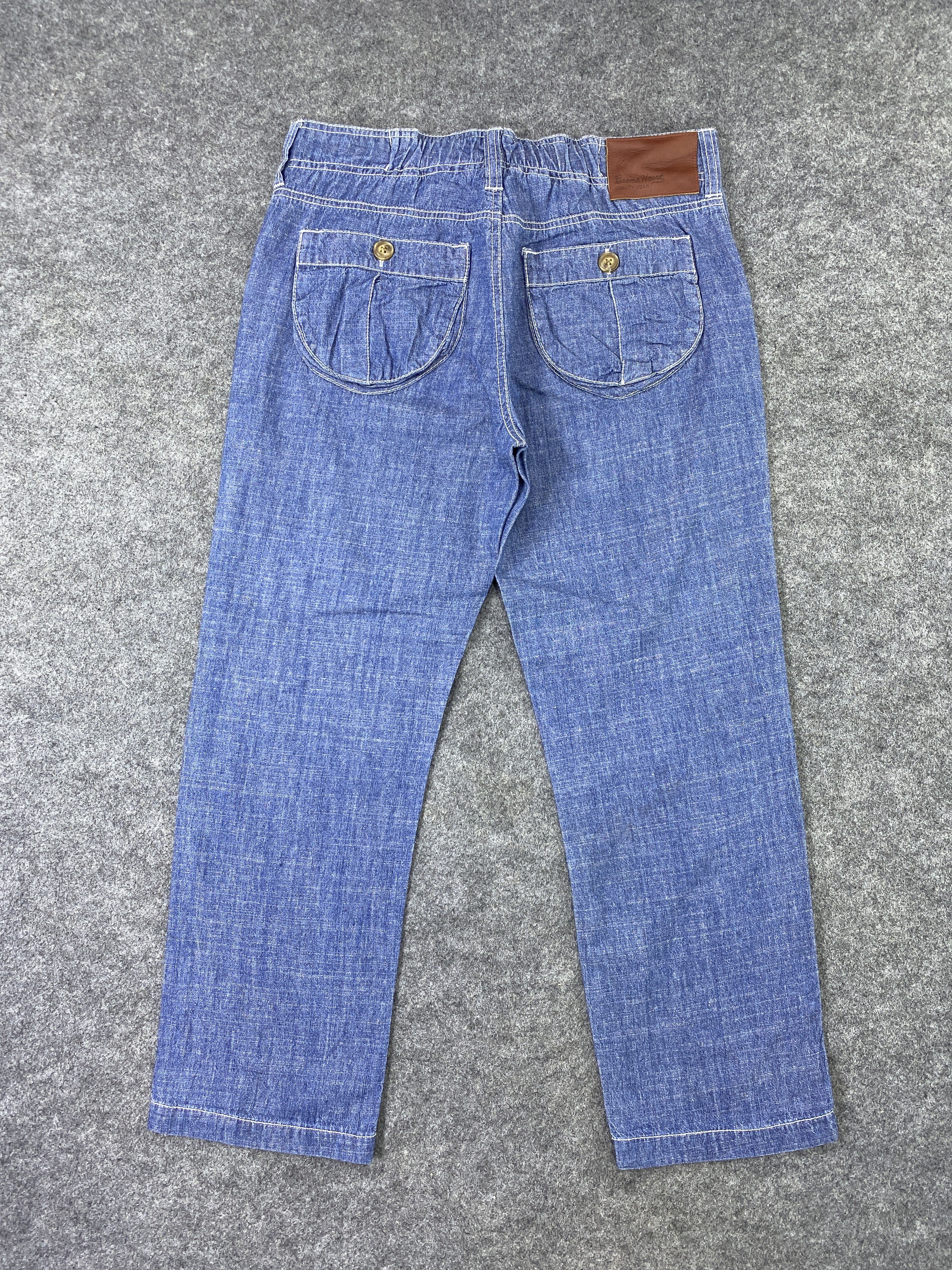 Beams Plus Beams heart capri Jeans - J993 Size 30" / US 8 / IT 44 - 3 Thumbnail
