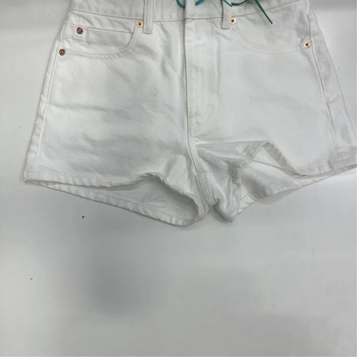 Alexander Wang Alexander Wang High-Waist White Shorts for Women - Size 27" / US 4 / IT 40 - 5 Thumbnail