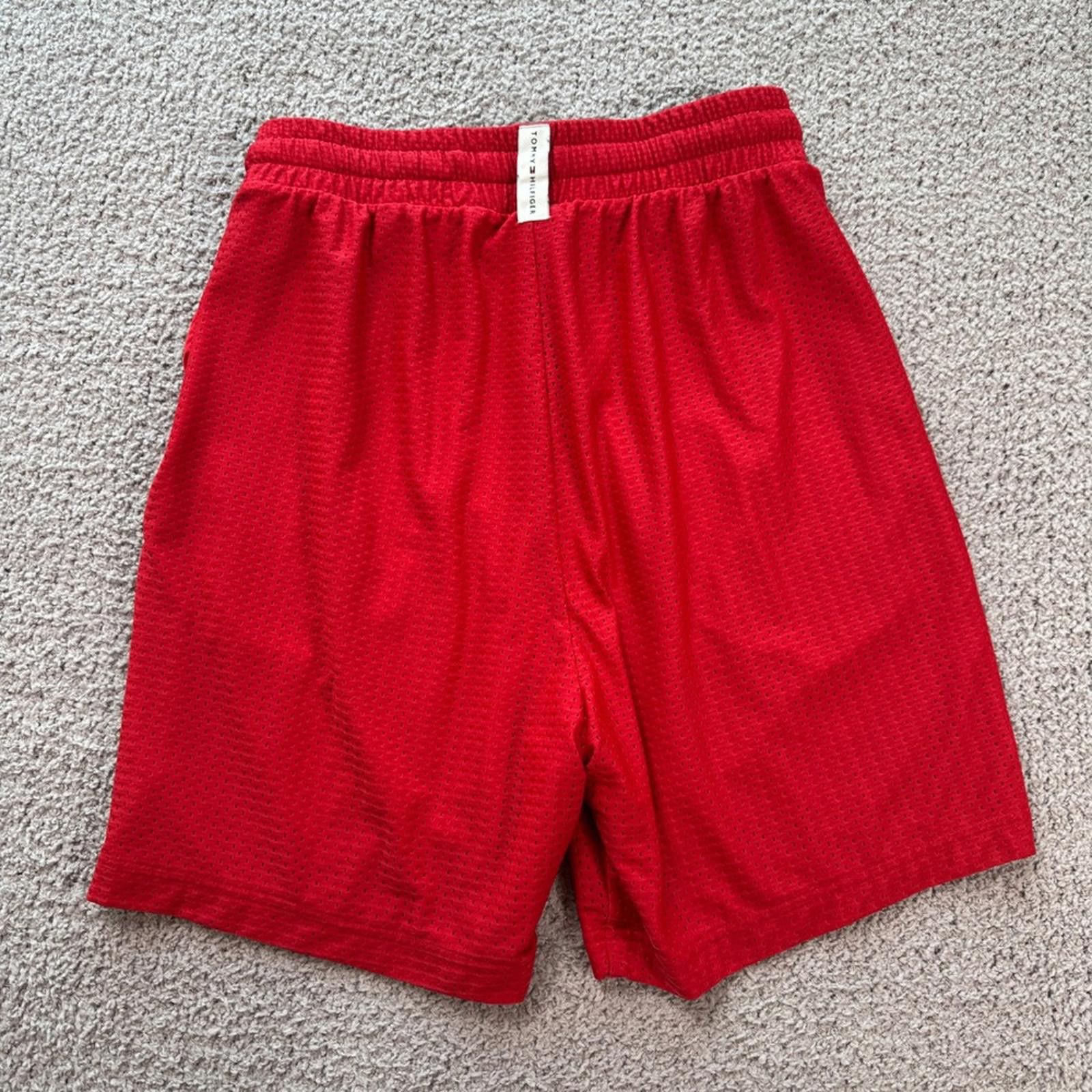 Tommy Hilfiger Tommy Hilfiger Athletic Shorts 85 Logo Men's Size S Red Mesh Size US 30 / EU 46 - 2 Thumbnail