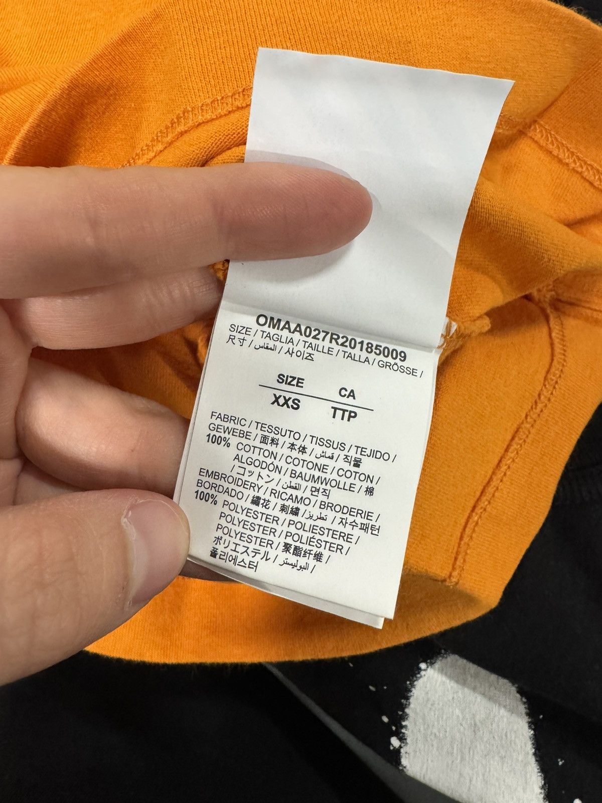 Off-White Off-White Spray Arrow T-Shirt NEW 500$ Size US XXS / EU 40 - 6 Thumbnail