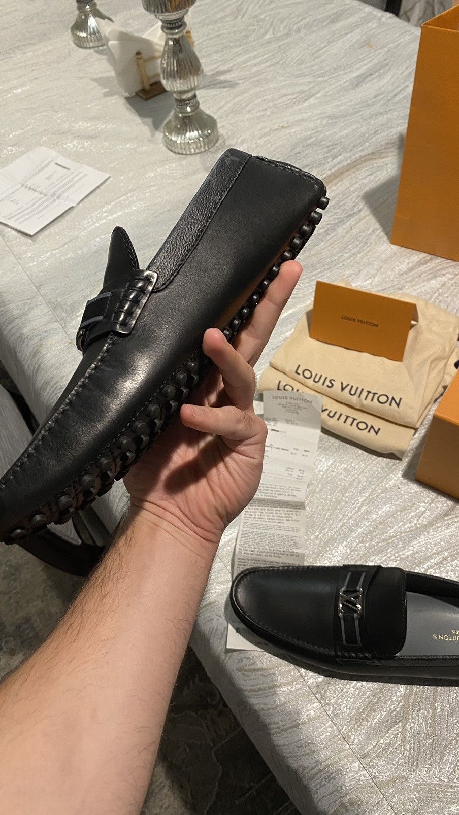 Louis Vuitton Louis Vuitton moccasin (LV Racer NEW IN BOX) Size US 11.5 / EU 44-45 - 9 Thumbnail