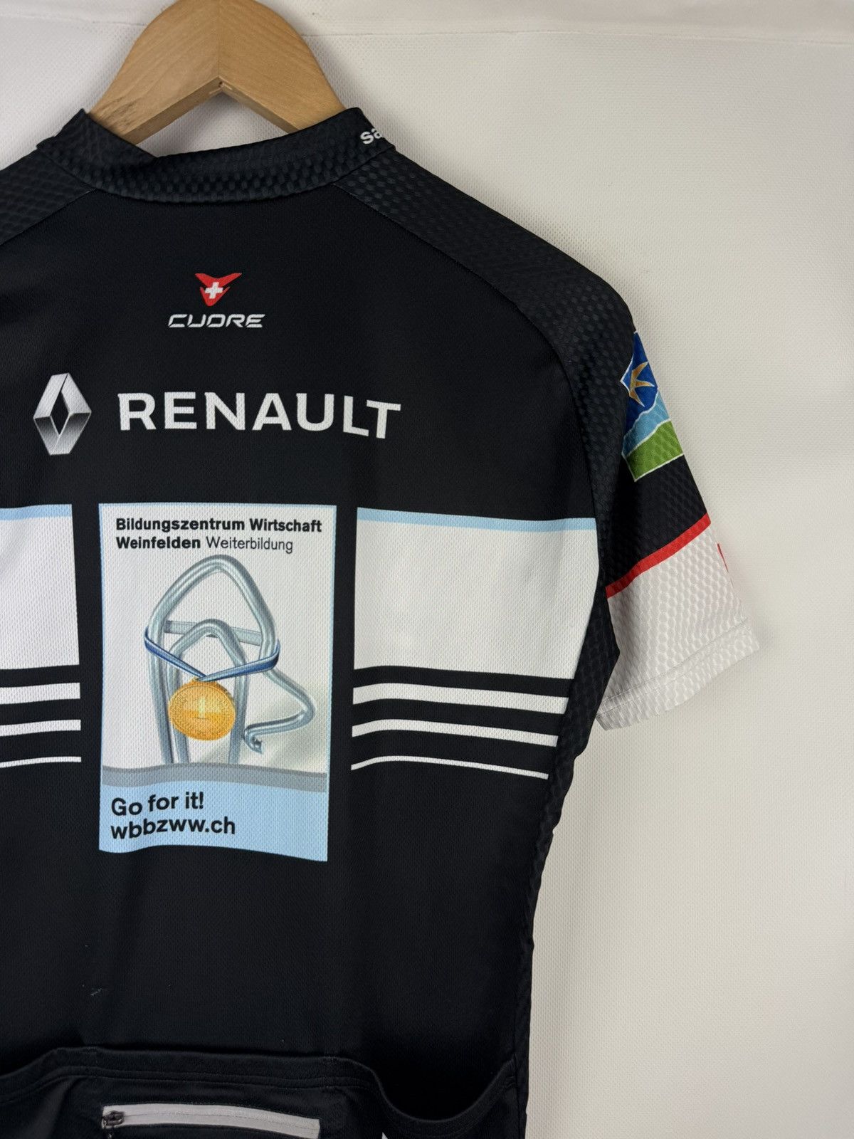 Other Cudre Santis Classic Renault Full Zip Cycling Jersey Shirt Size US M / EU 48-50 / 2 - 18 Thumbnail