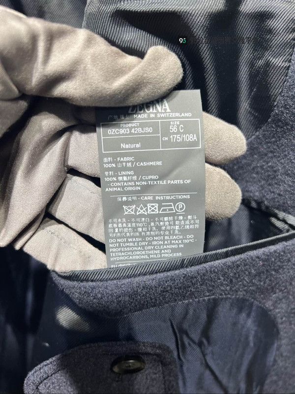 Ermenegildo Zegna Zegna Handcrafted Fine Cashmere Unisex Coat. Size US XL / EU 56 / 4 - 2 Thumbnail