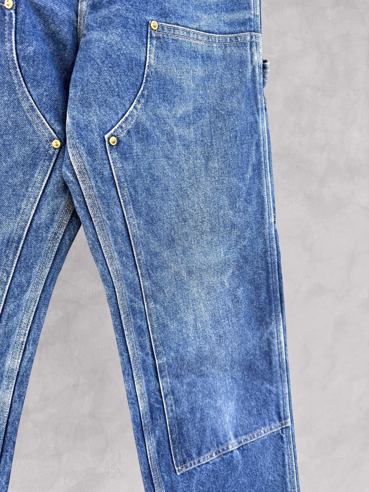 Carhartt Vintage Carhartt Double Knee Faded Blue Denim Jeans Pants Size US 30 / EU 46 - 6 Thumbnail