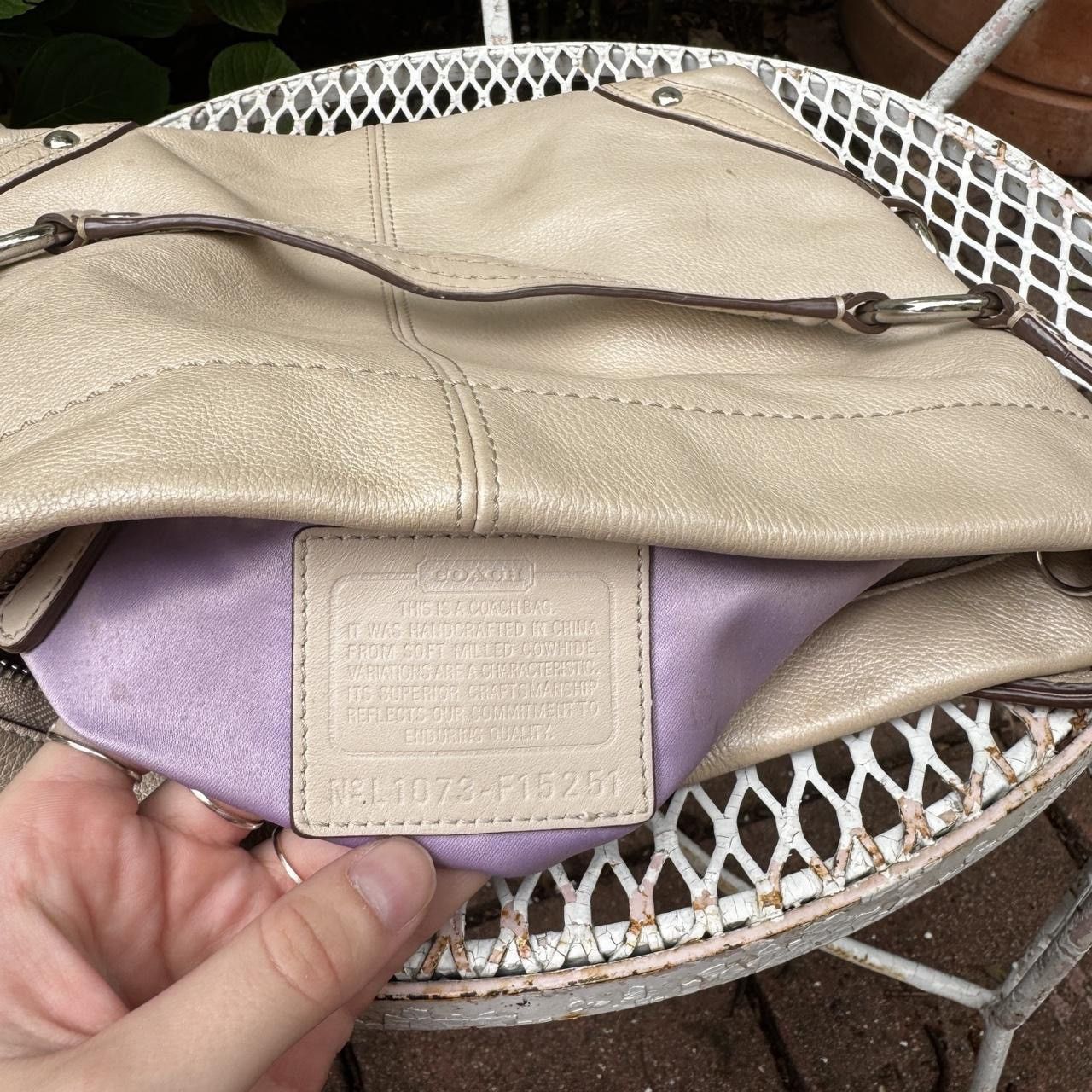 Coach Y2K Champagne Colored Coach Carly Hobo Bag Size ONE SIZE - 7 Thumbnail