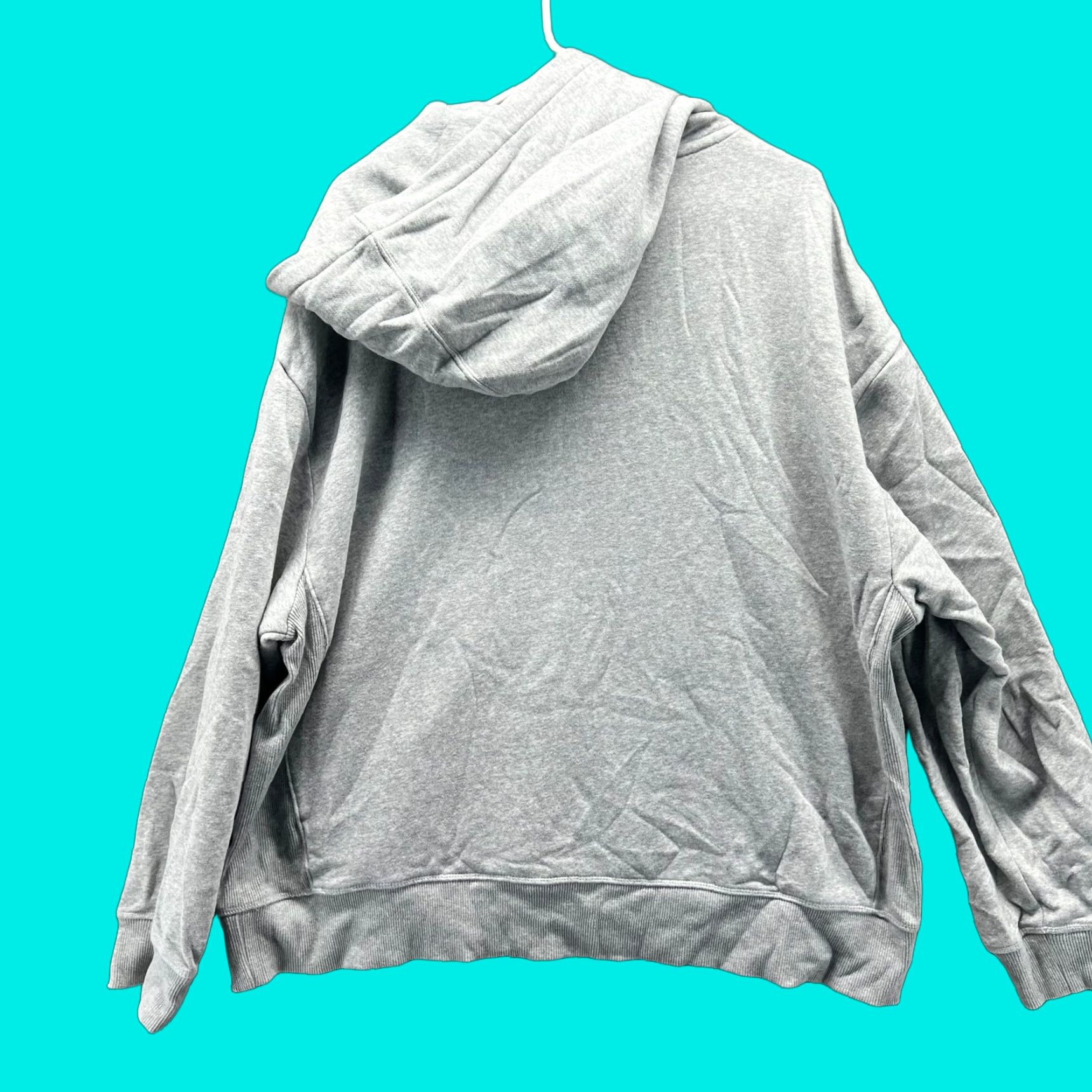 Calvin Klein VINTAGE Calvin Klein Hoodie Mens Large Gray Relaxed Fit Pullover Kangaroo Pocket Jacket Size US L / EU 52-54 / 3 - 1 Thumbnail
