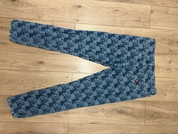 Guess × Pleasures Guess Pleasures Drew Barrymore Jeans Size US 33 - 3 Thumbnail