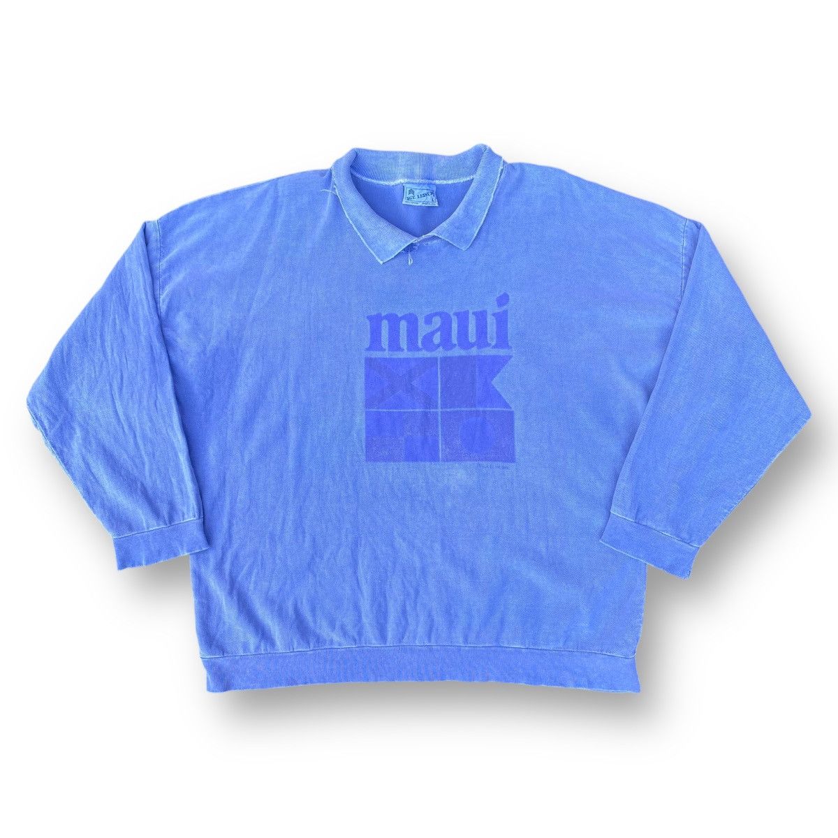 Vintage Vintage 90’s Maui Sweatshirt Distressed Style. #E4 Size US L / EU 52-54 / 3 - 1 Thumbnail