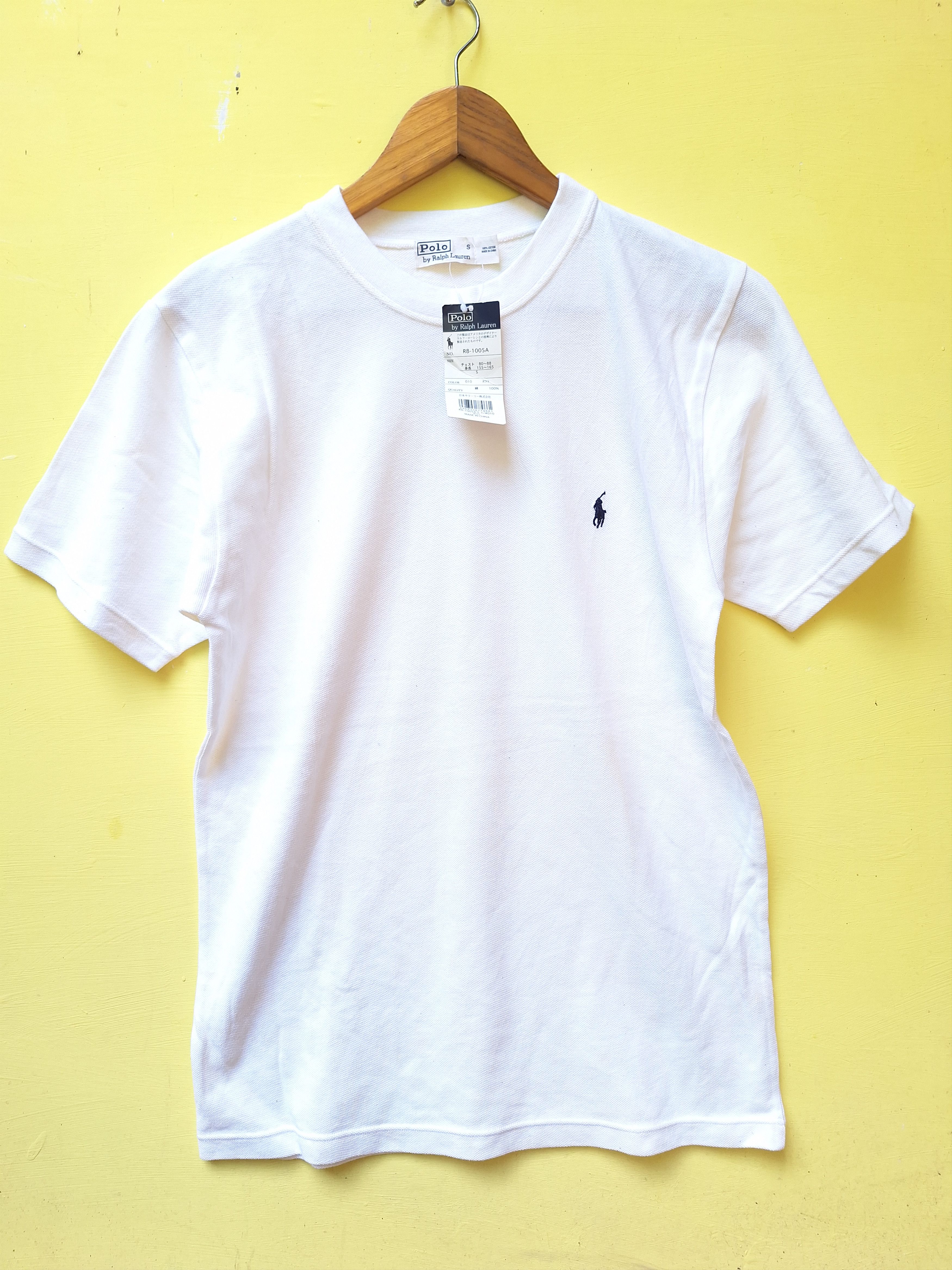 Polo Ralph Lauren × Vintage Polo Ralph Lauren Roundneck Plain Shirt Size US S / EU 44-46 / 1 - 2 Thumbnail