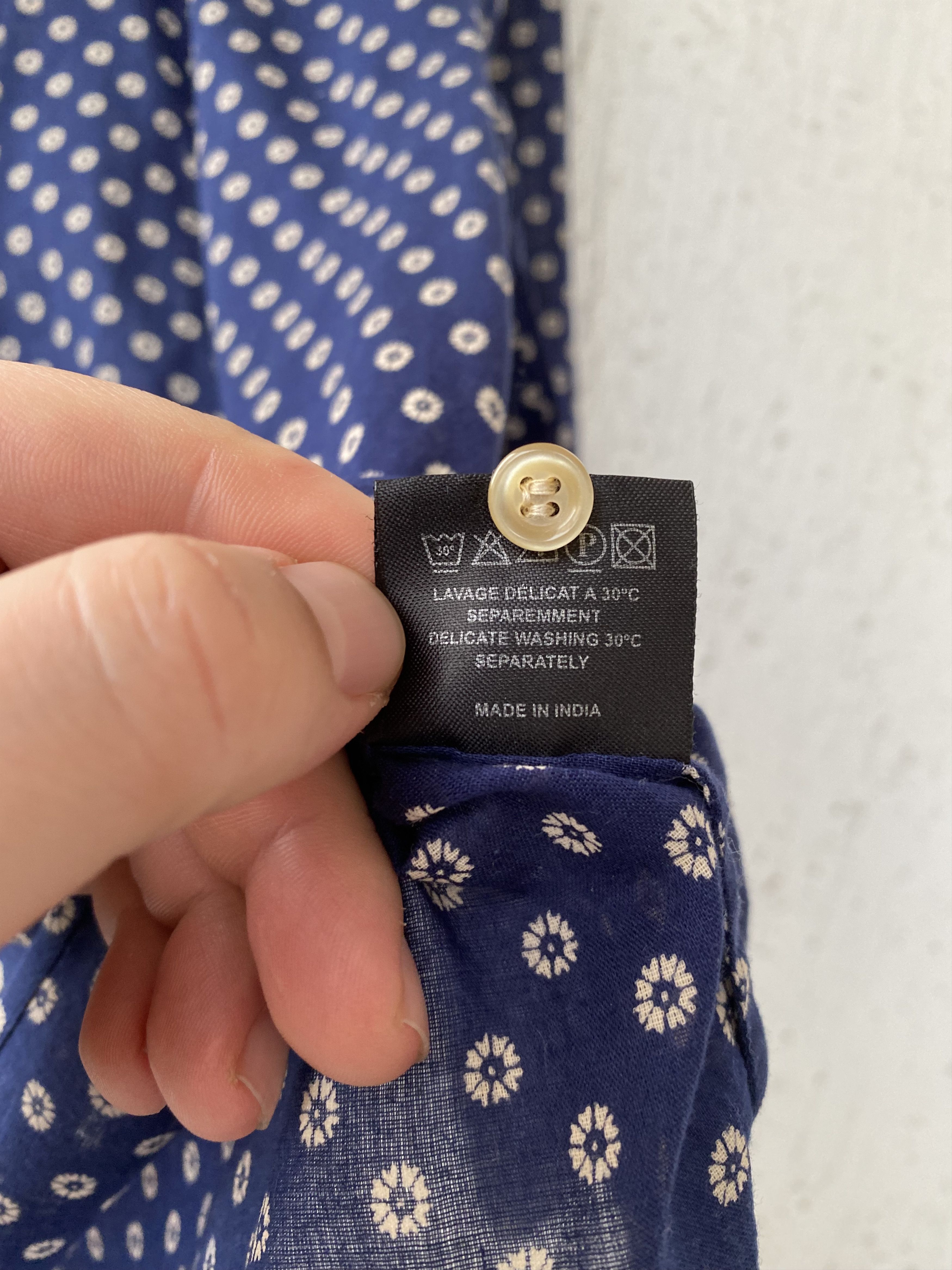 Isabel Marant patterned half button shirt Size US M / EU 48-50 / 2 - 6 Thumbnail