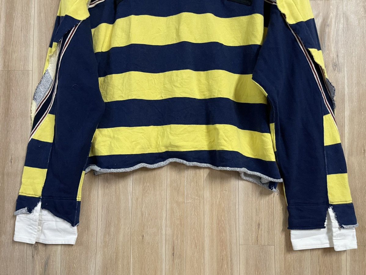 Facetasm Paneled Rugby Shirt Reconstructed XL