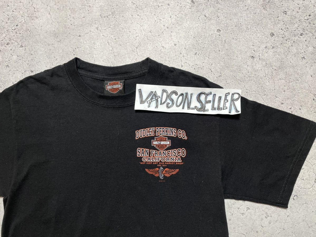 Harley Davidson × Vintage Vintage Harley Davidson Dudley Perkins CO T-Shirt 1999 Size US S / EU 44-46 / 1 - 6 Thumbnail