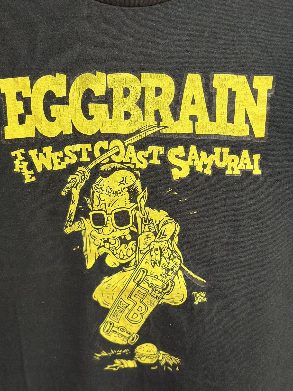 Band Tees × Japanese Brand × Vintage Vintage Eggbrain The West Coast Samurai Tee Size US L / EU 52-54 / 3 - 2 Thumbnail