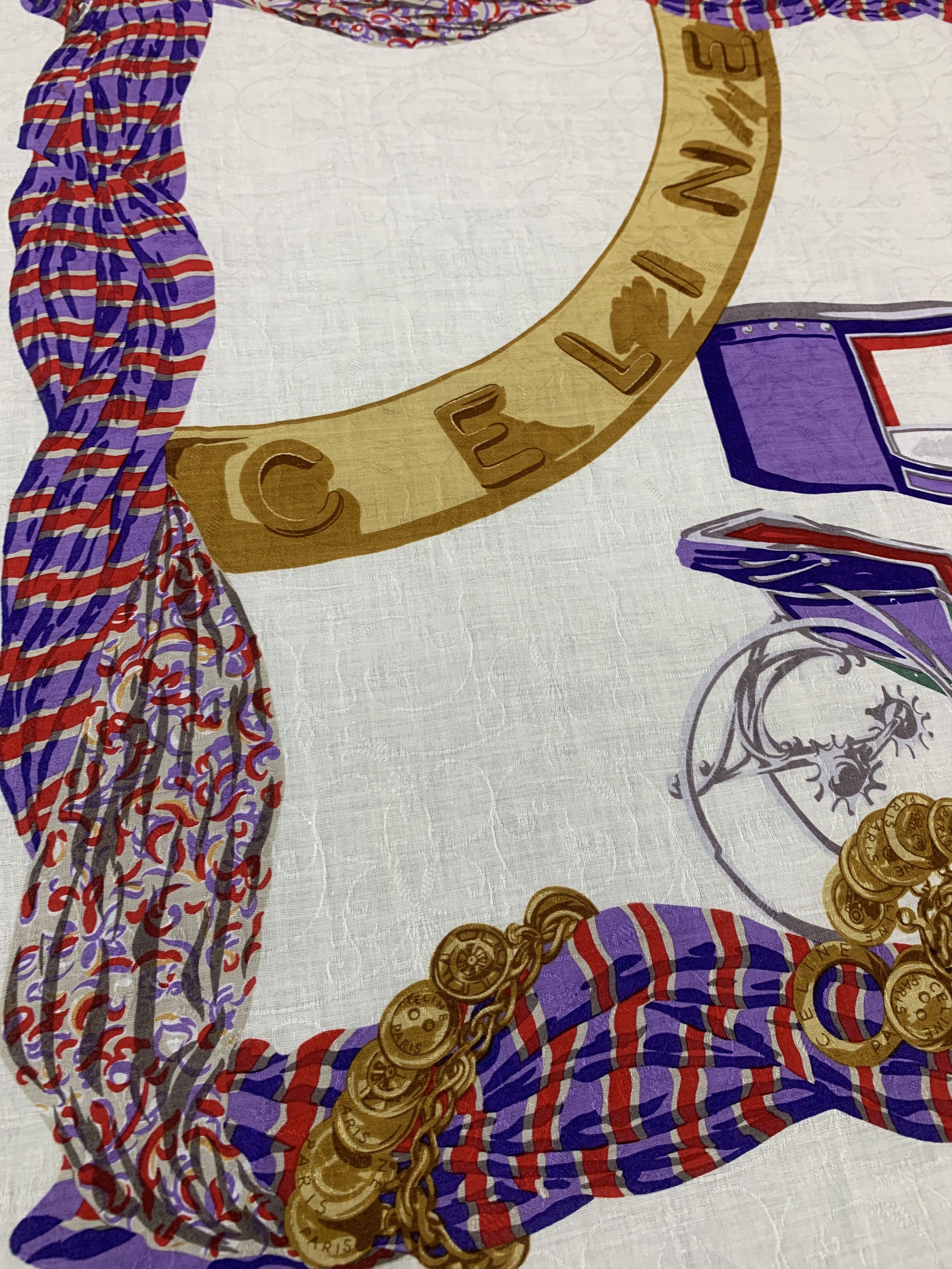 Celine × Vintage Vintage Celine Neckerchief/ Handkerchief - HKA936 Size ONE SIZE - 6 Thumbnail