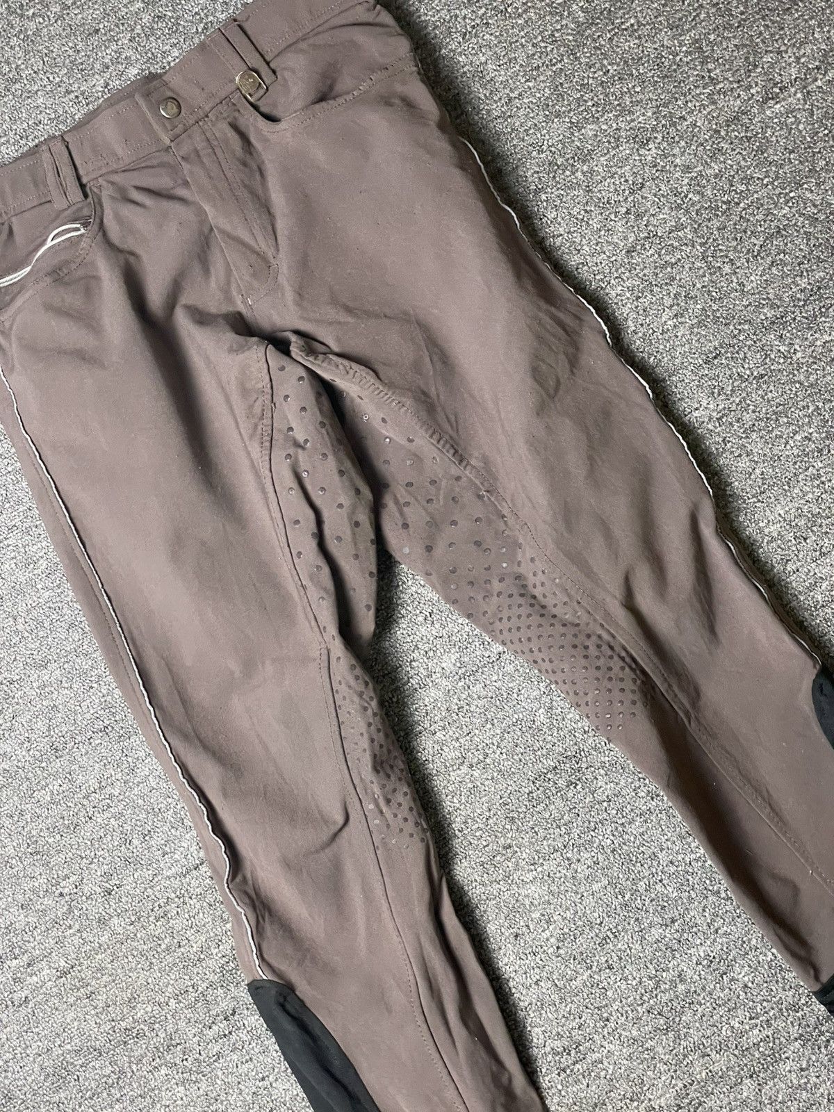 Japanese Brand × Vintage EQULIBERTA Brand Embossed Riding Pants (112) Size US 30 / EU 46 - 3 Thumbnail