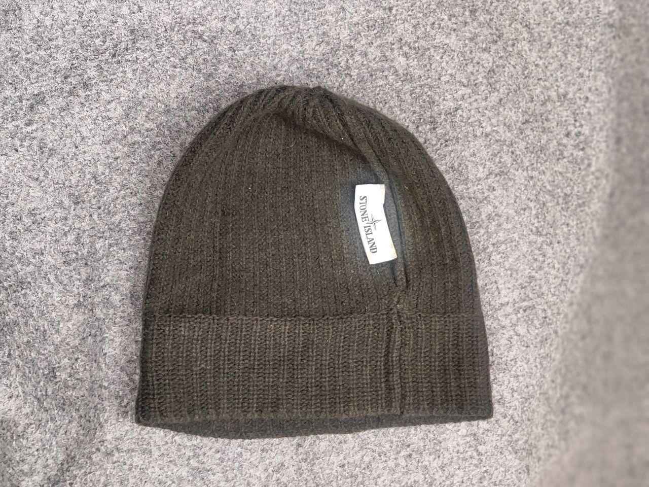 Vintage Stone Island patch program authentic ribbed wool beanie Hat Size ONE SIZE - 14 Thumbnail