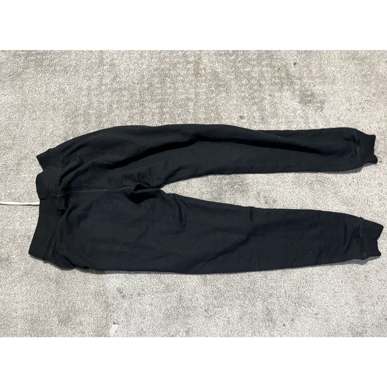 Vintage VINTAGE Reverse Champion Women XS Sweatpants Tapered Black Activewear Slim Fit Reversible Cotton Size 26" / US 2 / IT 38 - 4 Thumbnail