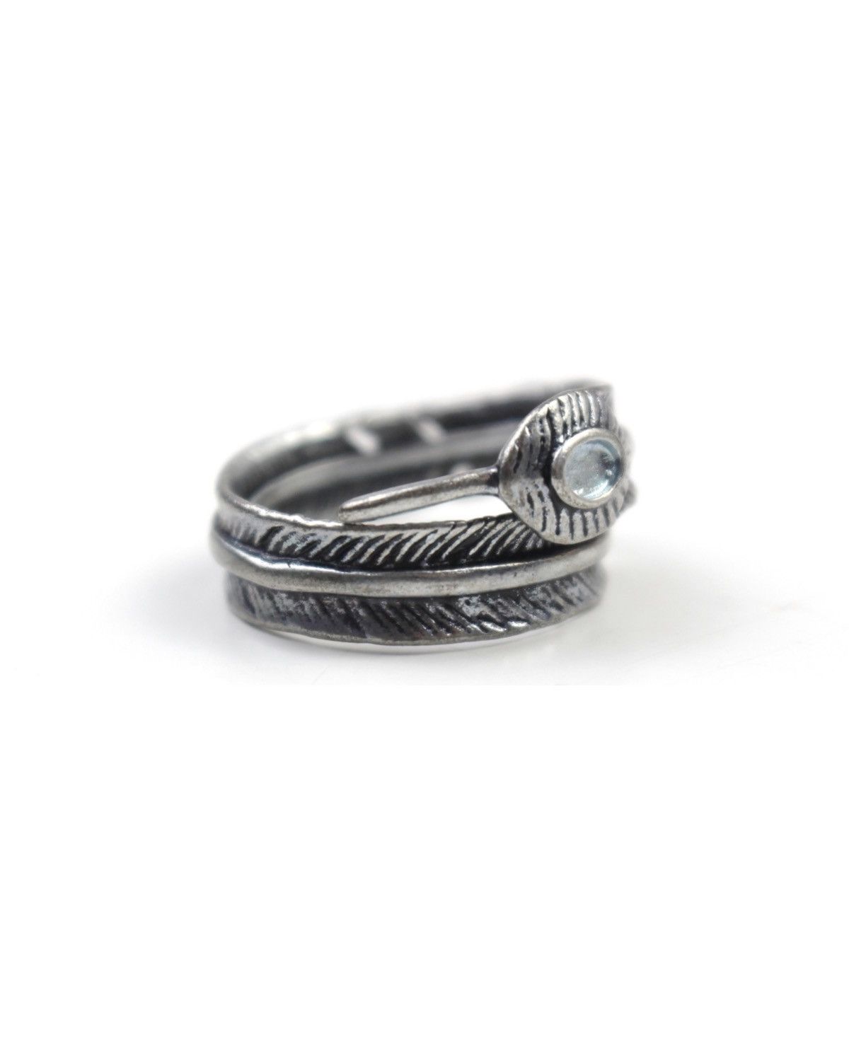 Native 2000S JAPANESE MADE ETERNAL FEATHER WRAP RING Size ONE SIZE - 1 Thumbnail