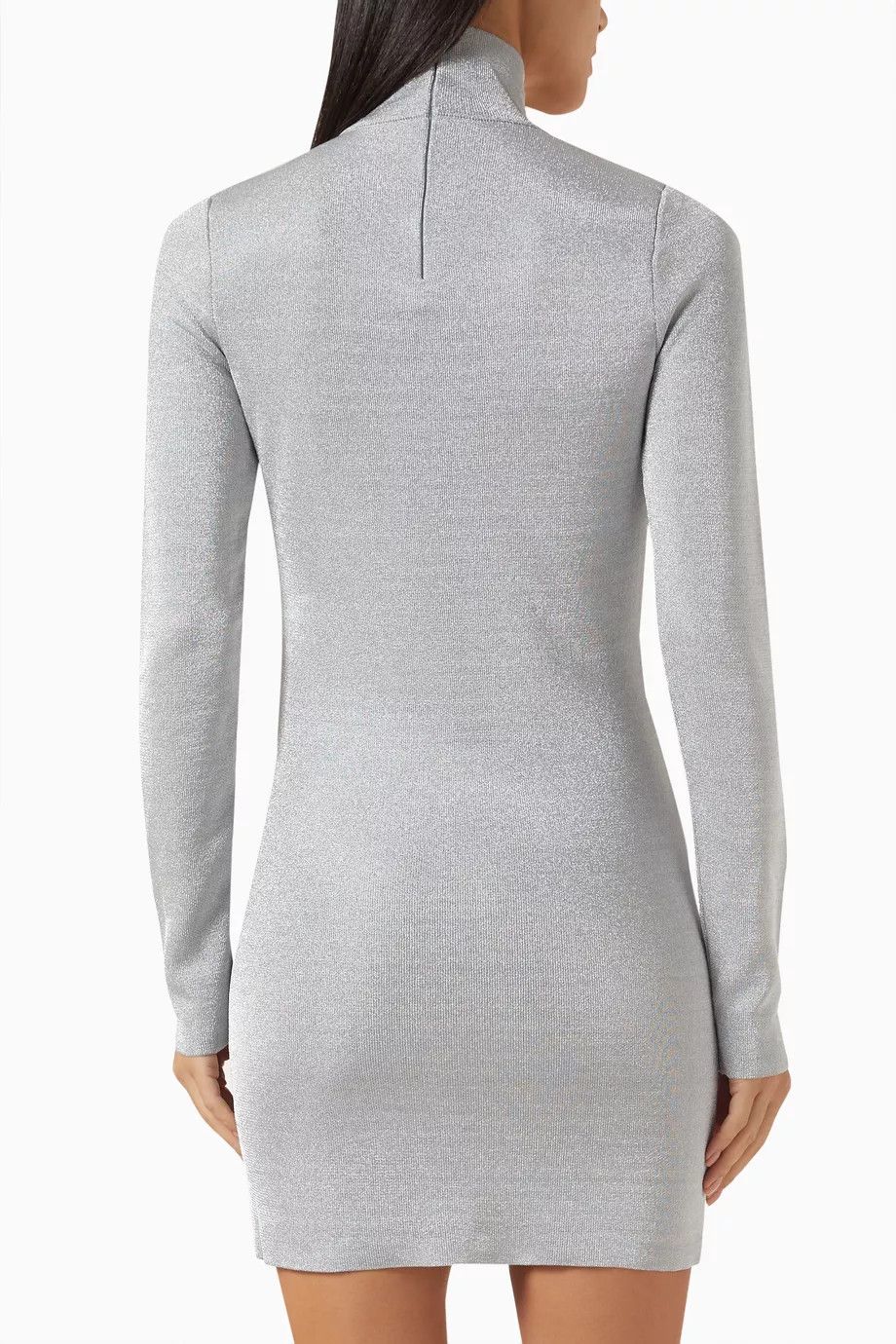 Balenciaga o1mt1gz1024 Unity Sports Icon Mini Dress in Grey Size M / US 6-8 / IT 42-44 - 3 Thumbnail