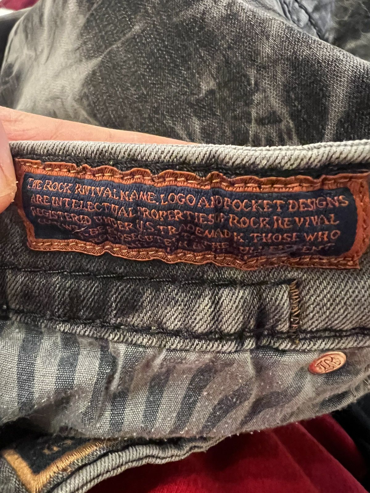Japanese Brand × Rock Revival Rock Revival Steven Straight Size 38 Jeans Size US 38 / EU 54 - 21 Thumbnail